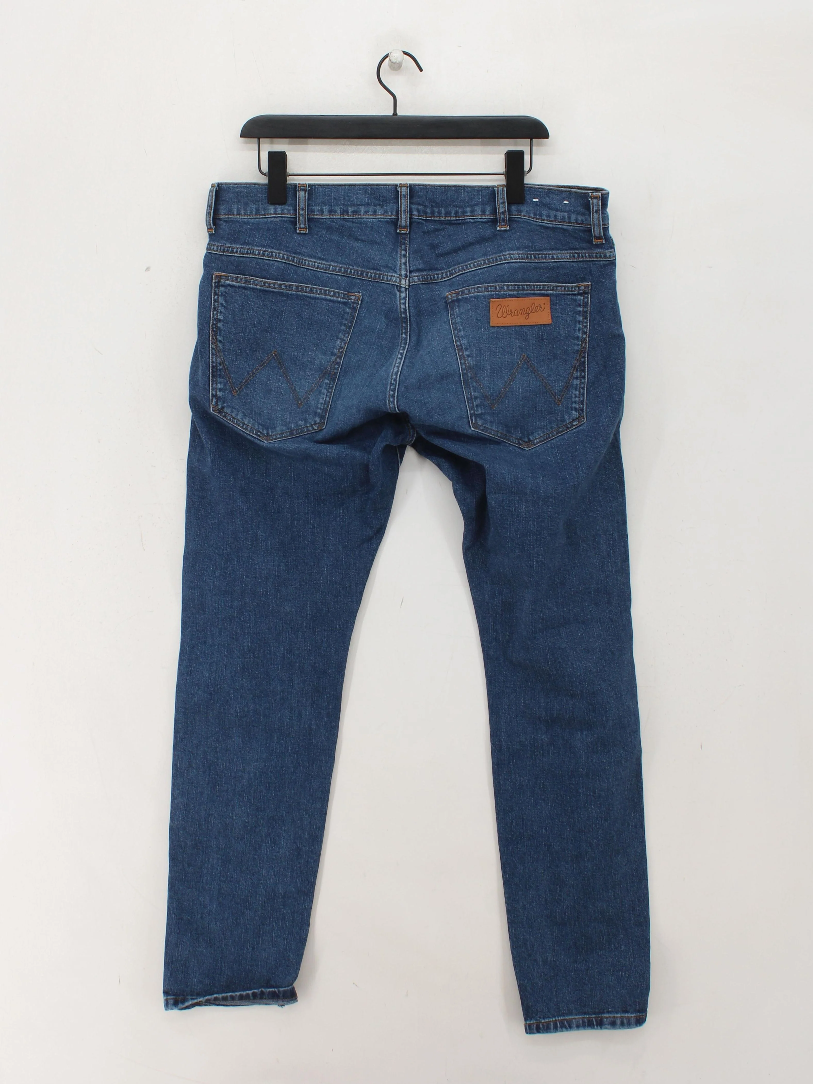 Wrangler Men's Jeans W 36 in Blue Cotton with Elastane Straight - Image 2