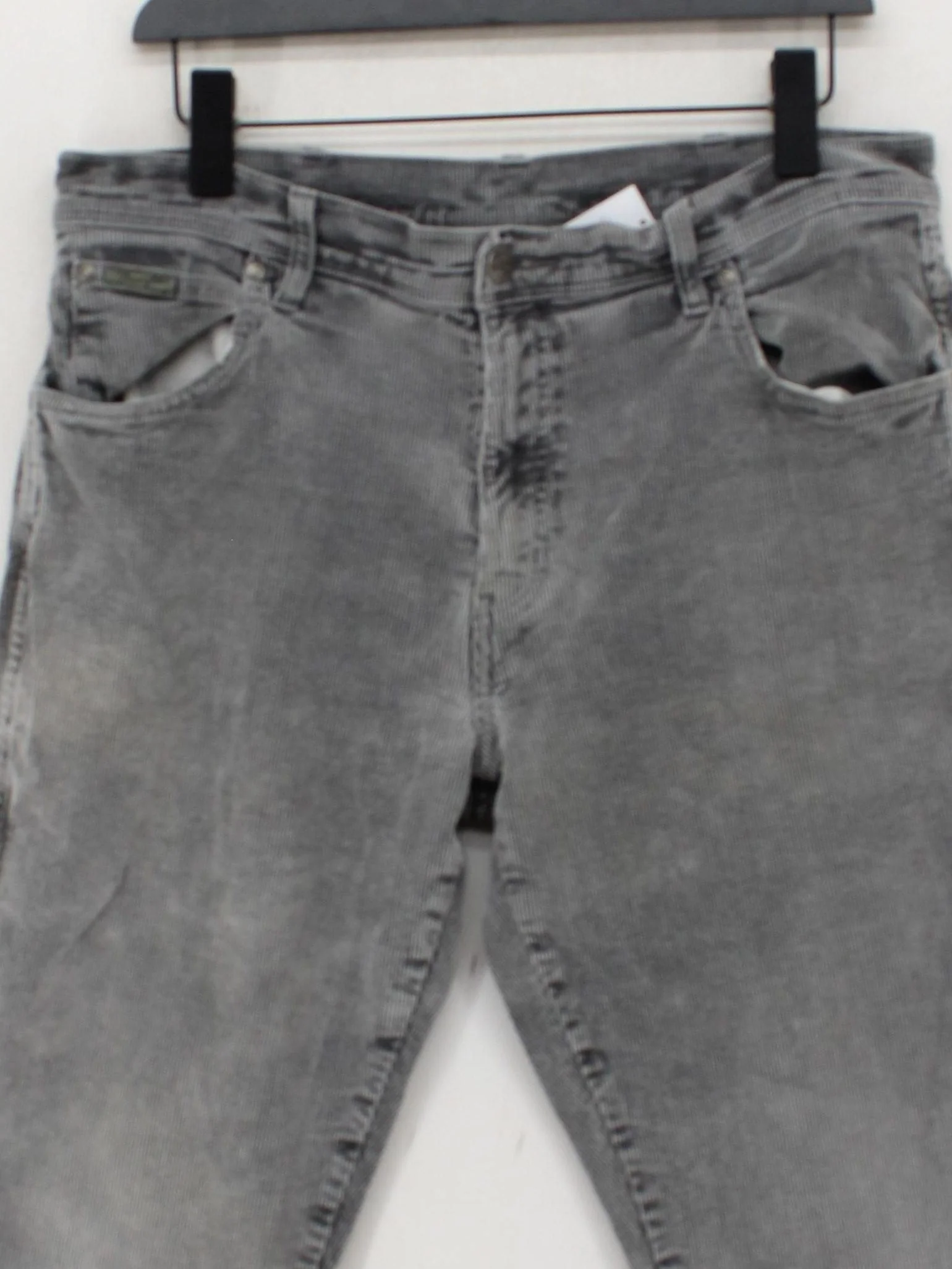 Wrangler Men's Jeans W 36 in; L 30 in Grey Cotton with Elastane Straight - Image 3