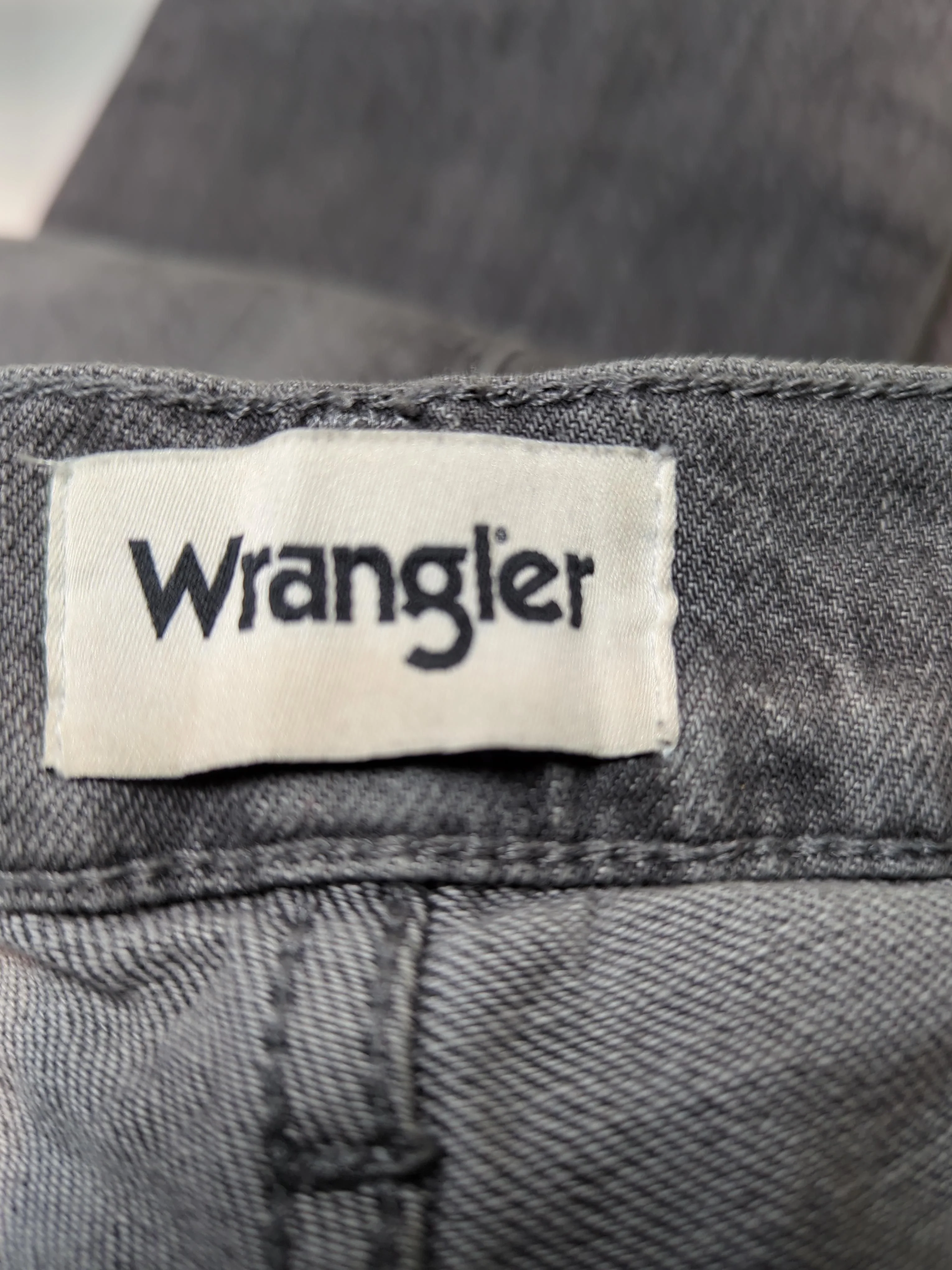 Wrangler Men's Jeans W 36 in; L 32 in Grey Cotton with Elastane Straight - Image 5
