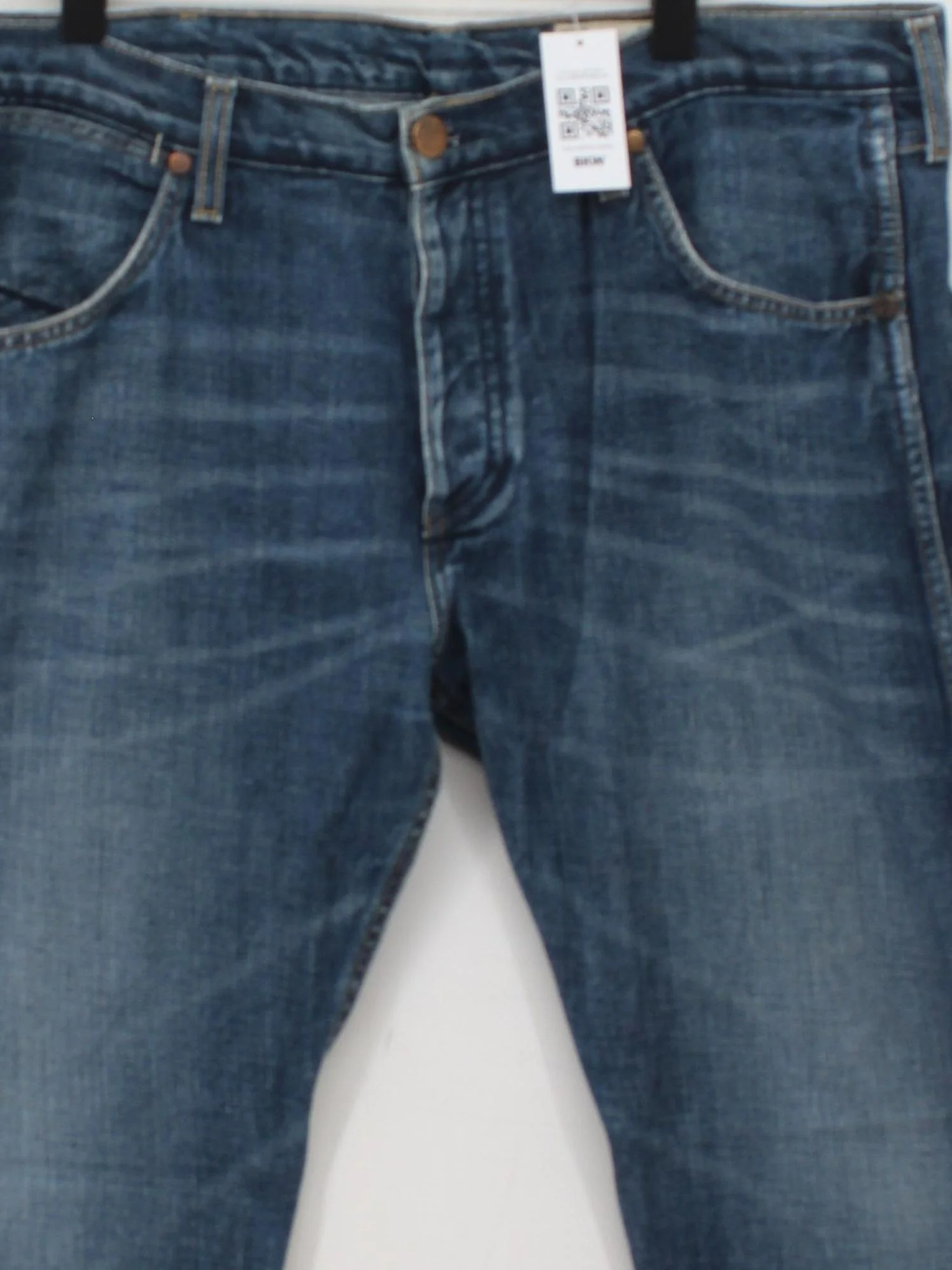 Wrangler Men's Jeans W 38 in Blue 100% Cotton Straight - Image 3