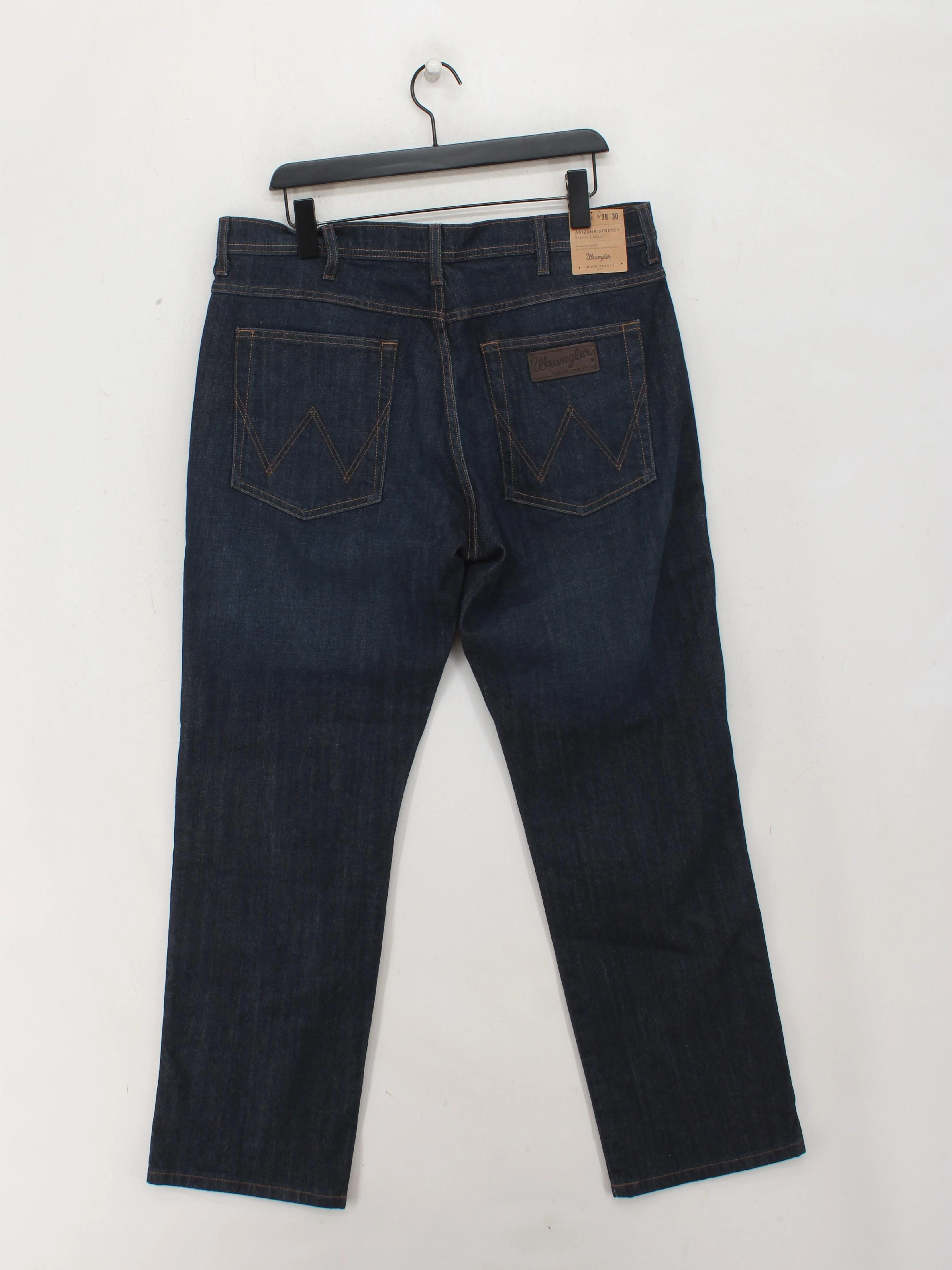 Wrangler Men's Jeans W 38 in Blue Cotton with Elastane Straight - Image 2