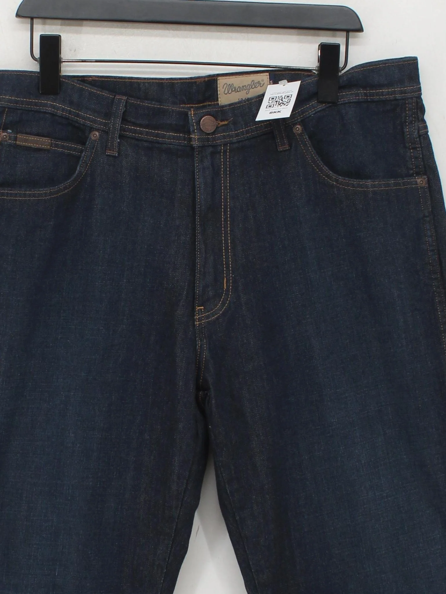 Wrangler Men's Jeans W 38 in Blue Cotton with Elastane Straight - Image 3