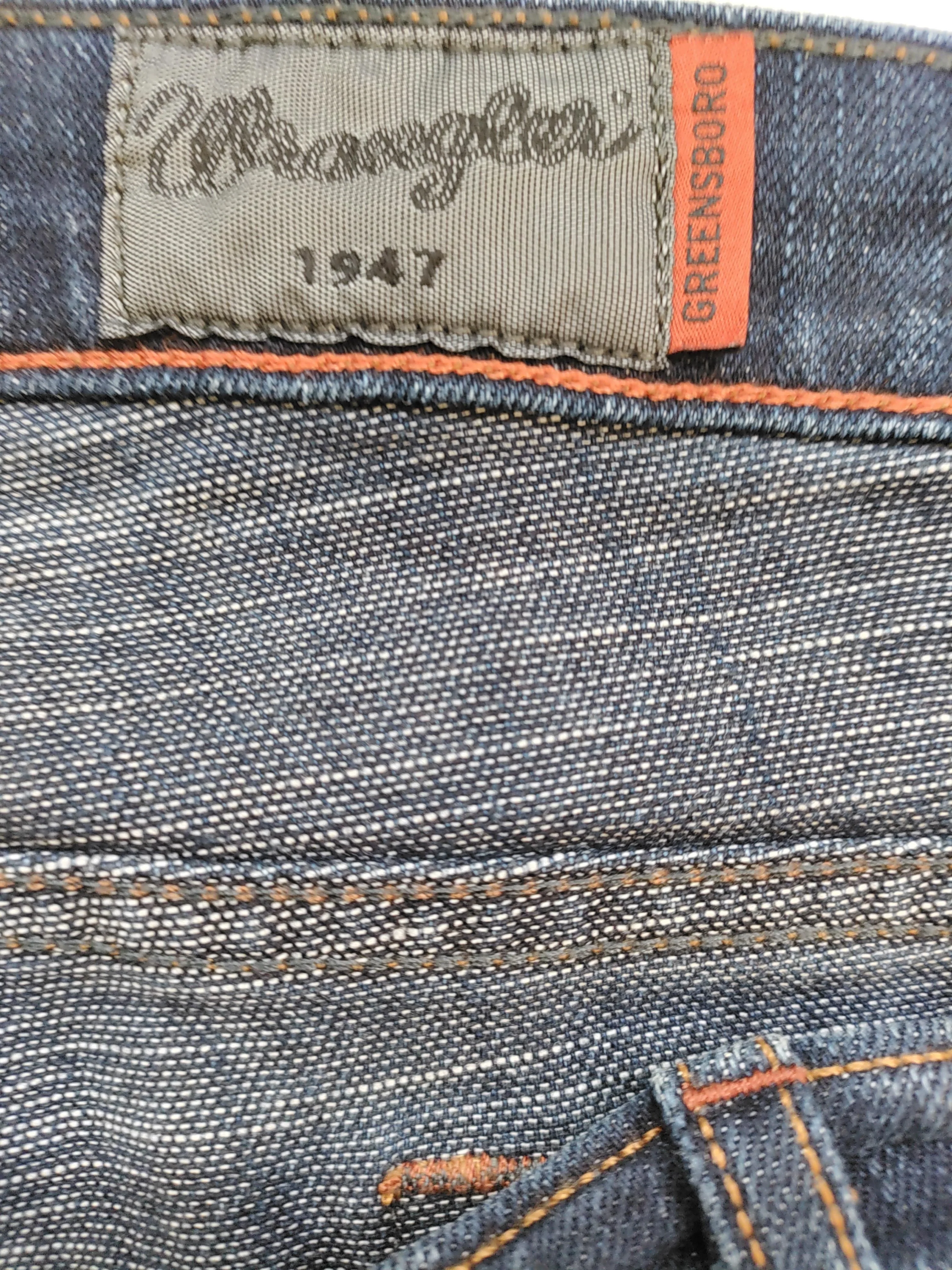 Wrangler Men's Jeans W 38 in; L 32 in Blue Cotton with Elastane Straight - Image 5