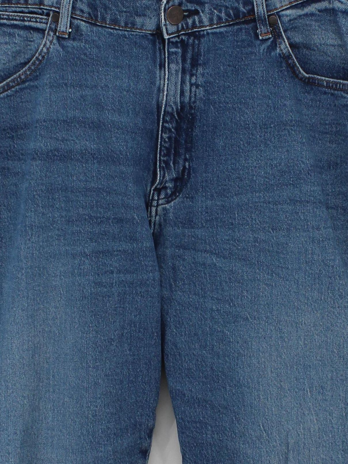 Wrangler Men's Jeans W 40 in; L 32 in Blue Cotton with Elastane Straight - Image 3