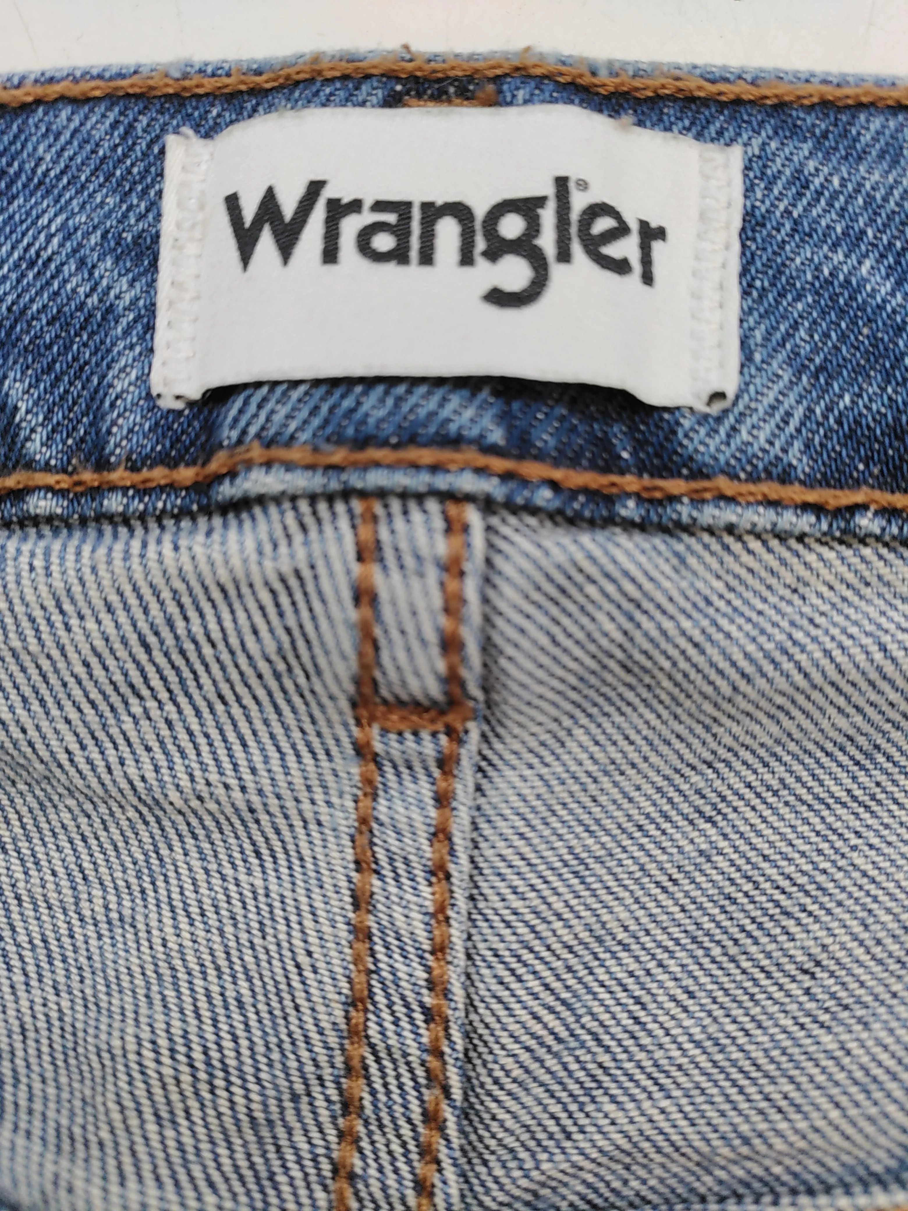 Wrangler Men's Jeans W 40 in; L 32 in Blue Cotton with Elastane Straight - Image 5