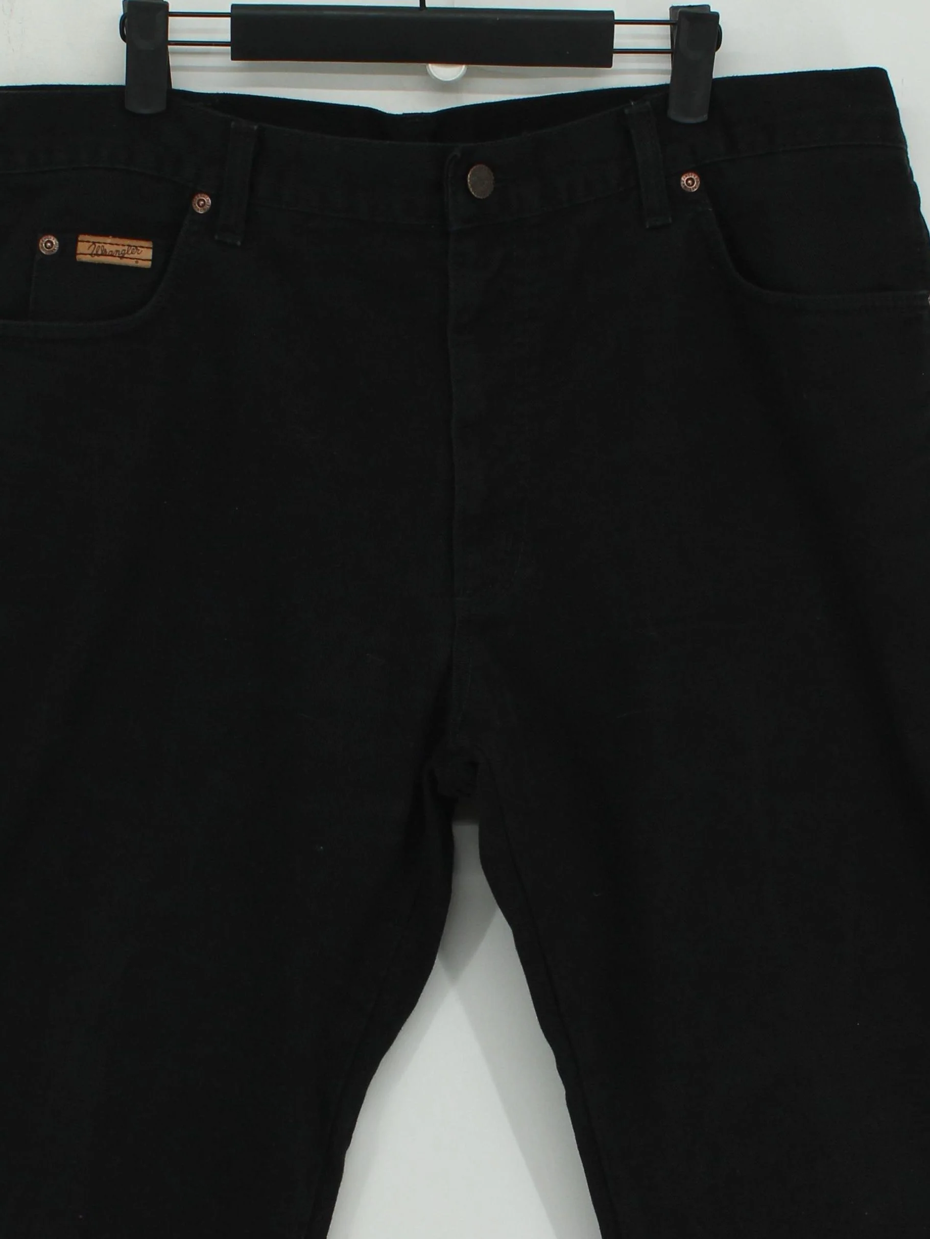 Wrangler Men's Jeans XXL Black 100% Cotton Straight - Image 3