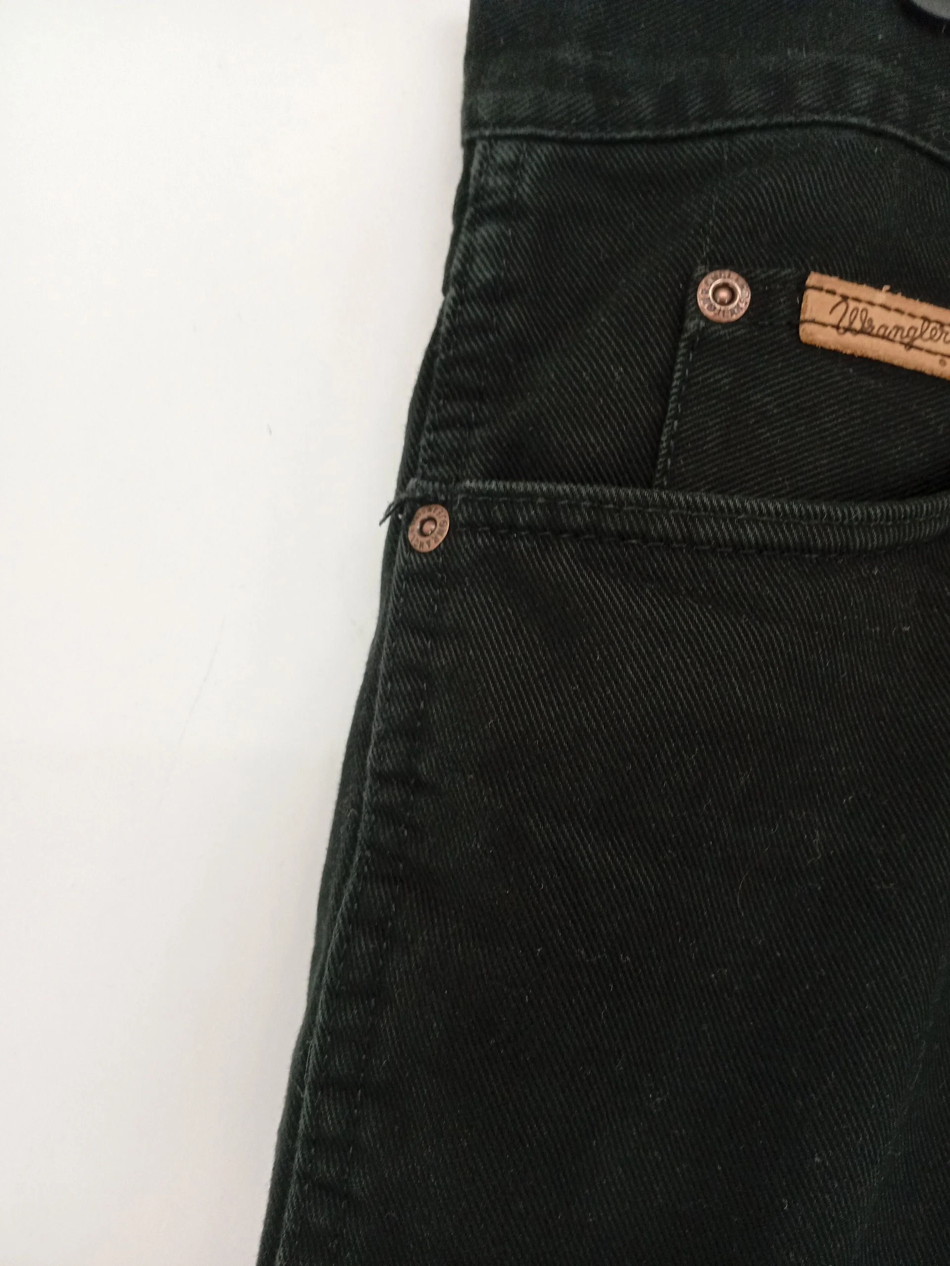 Wrangler Men's Jeans XXL Black 100% Cotton Straight - Image 5