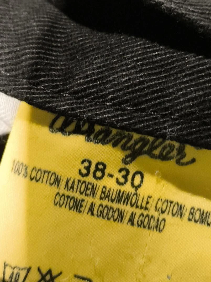 Wrangler Men's Jeans XXL Black 100% Cotton Straight - Image 6
