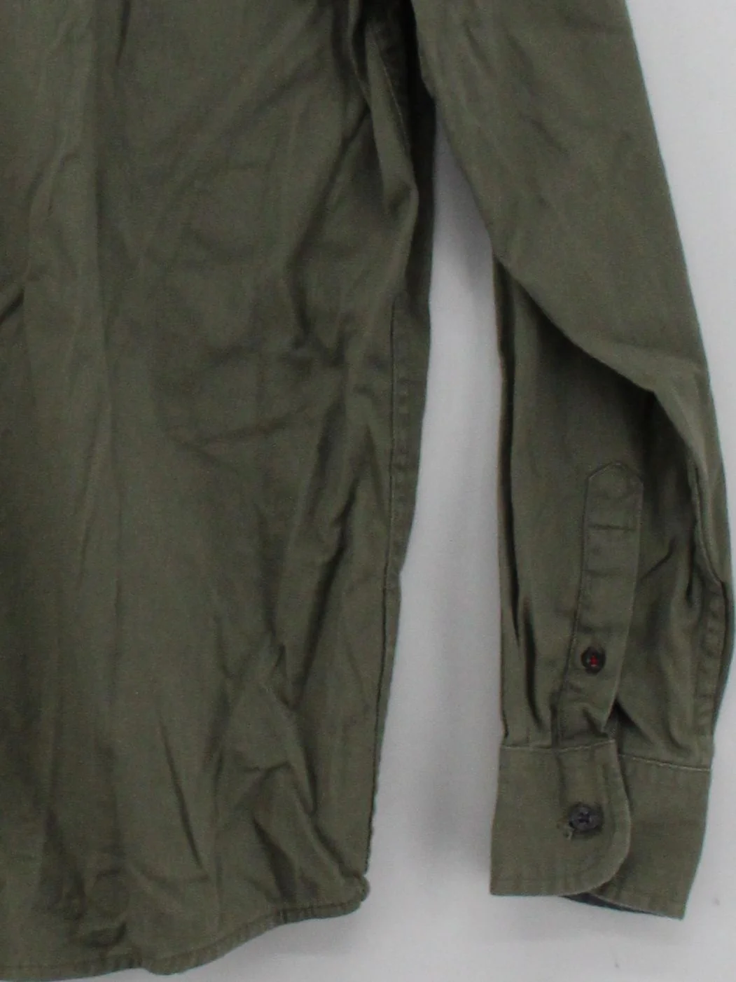 Wrangler Men's Shirt M Green Cotton with Spandex Basic - Image 4