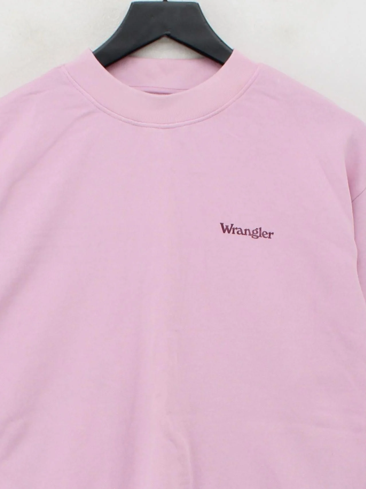Wrangler Women's Hoodie S Pink 100% Cotton Pullover - Image 3