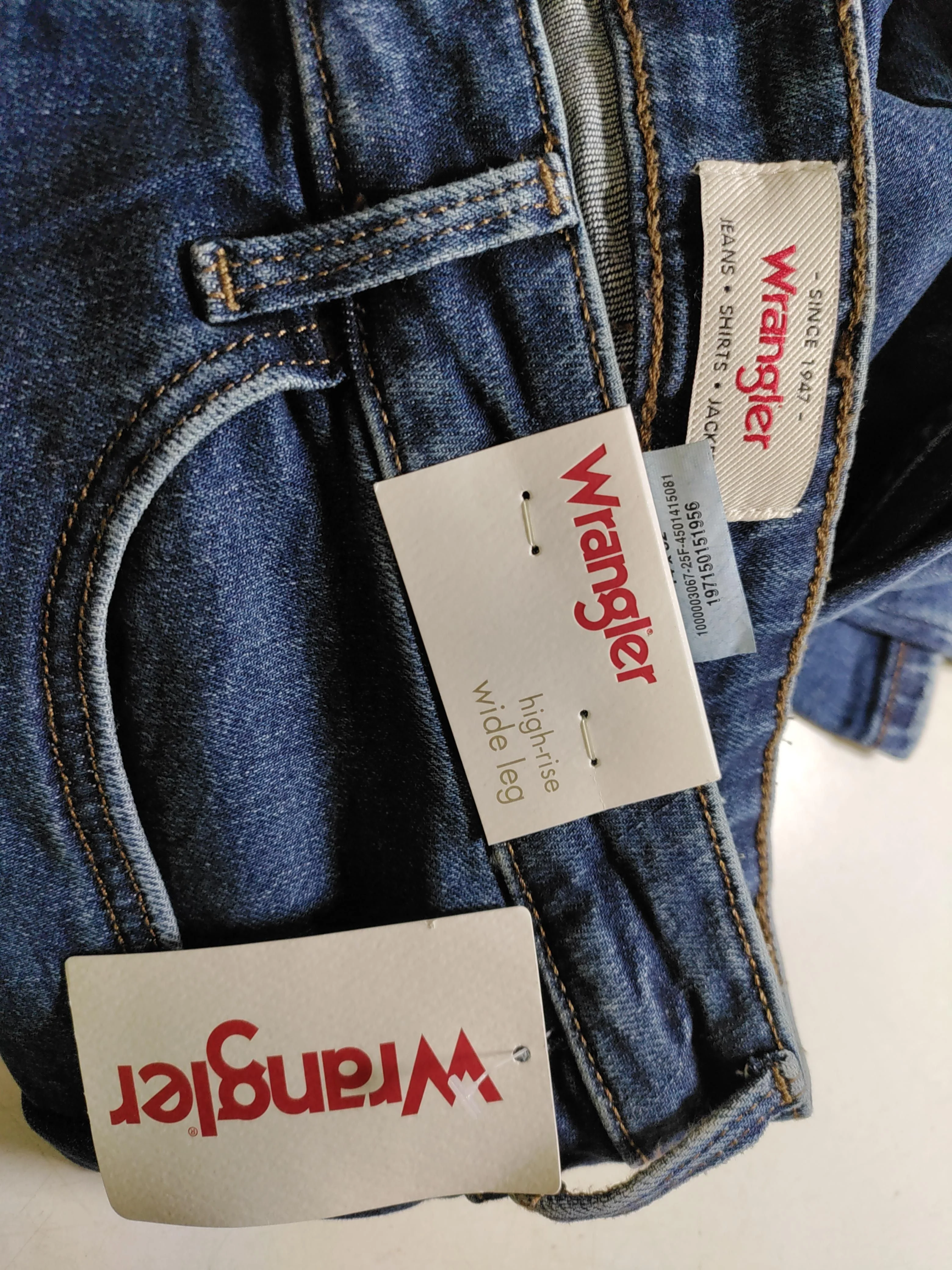 Wrangler Women's Jeans W 32 in Blue Cotton New with tags - Image 5