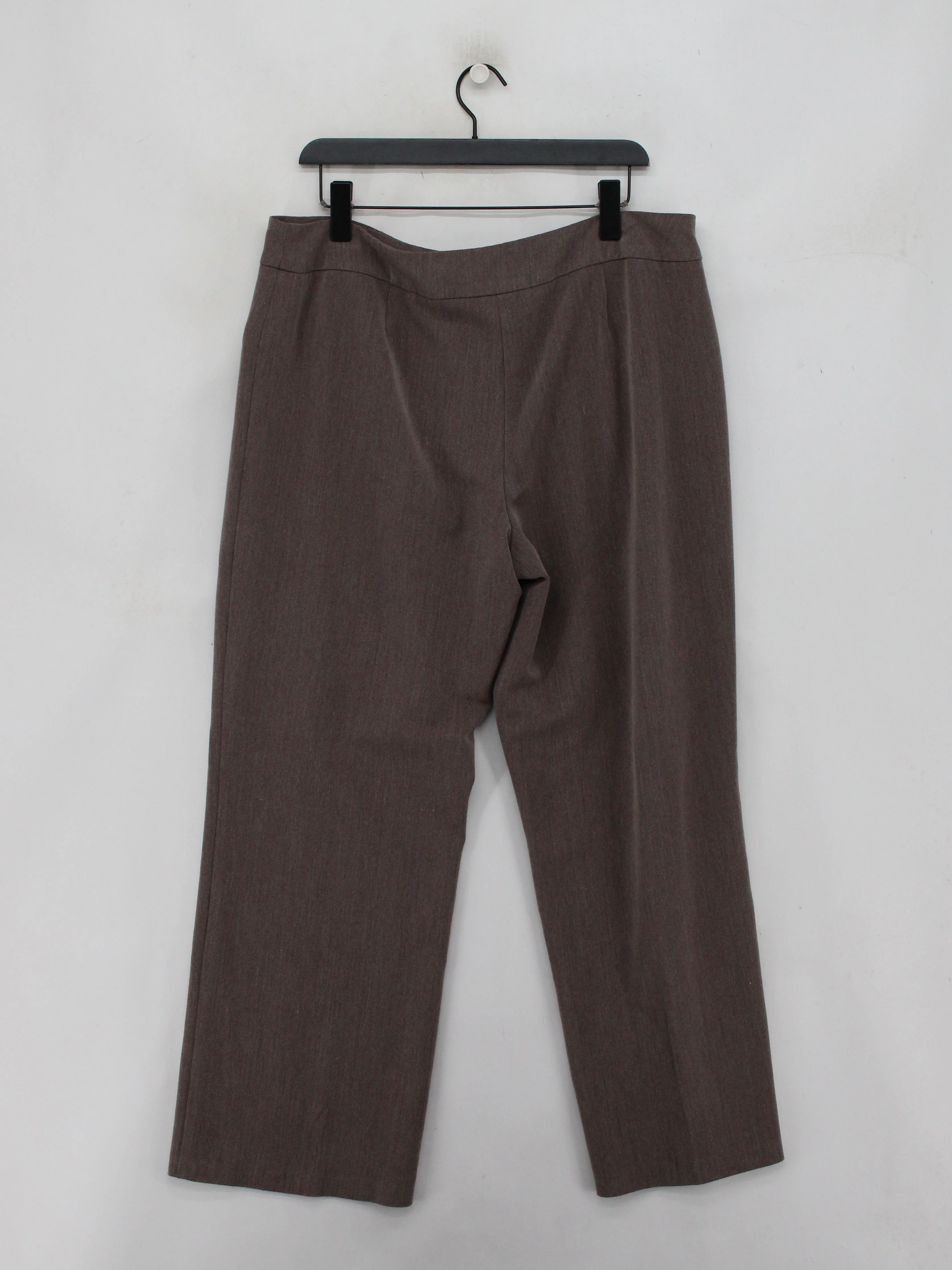 Wrangler Women's Suit Trousers M Brown Polyester - Image 2