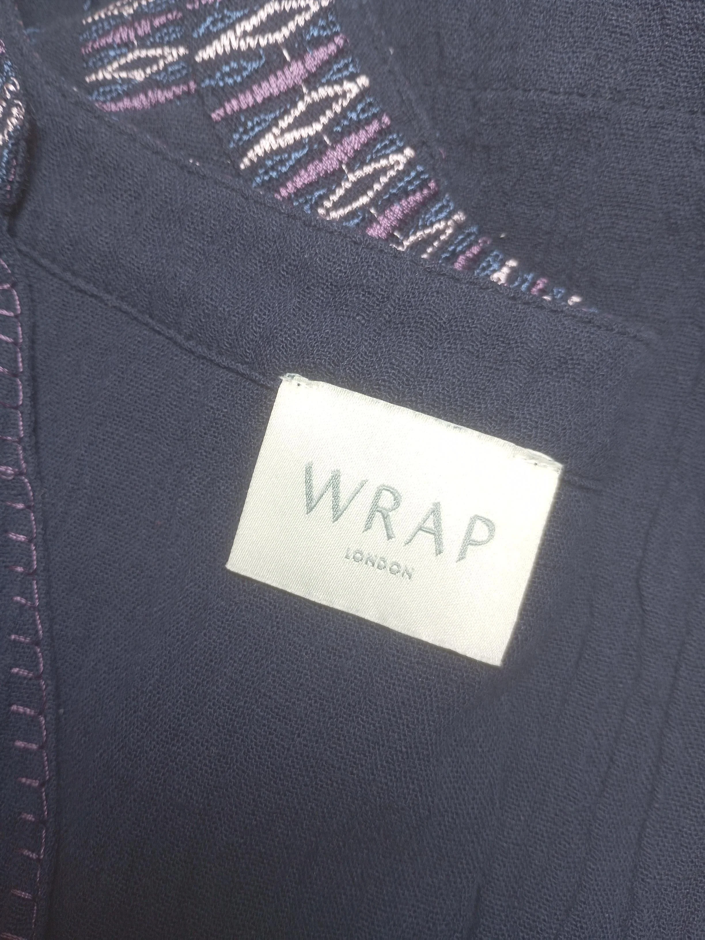 Wrap London T-Shirt Maxi Dress UK14 in Blue - Image 5