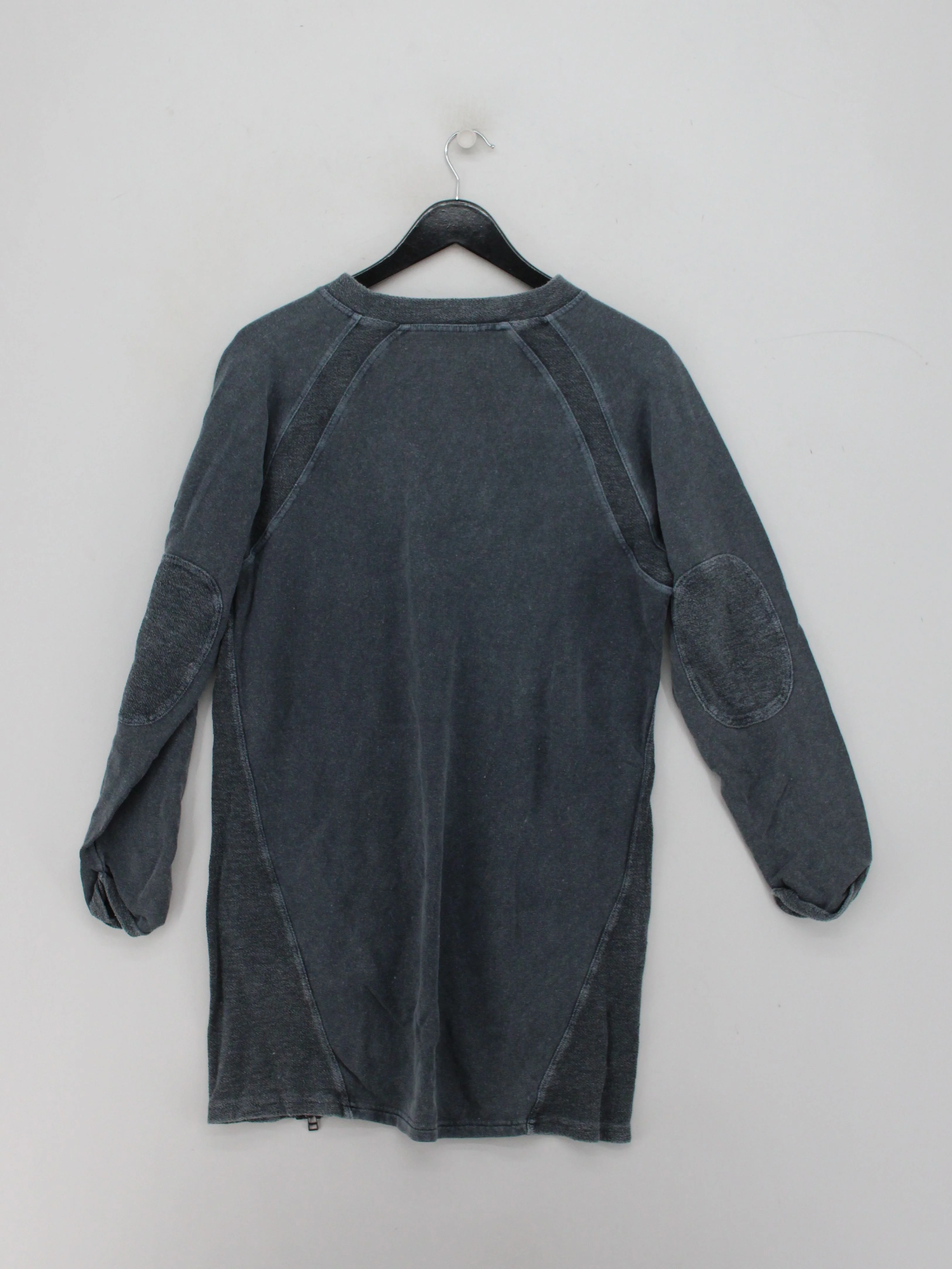 Wrap London Women's Jumper UK 12 Grey Cotton with Other Round Neck Pullover - Image 2