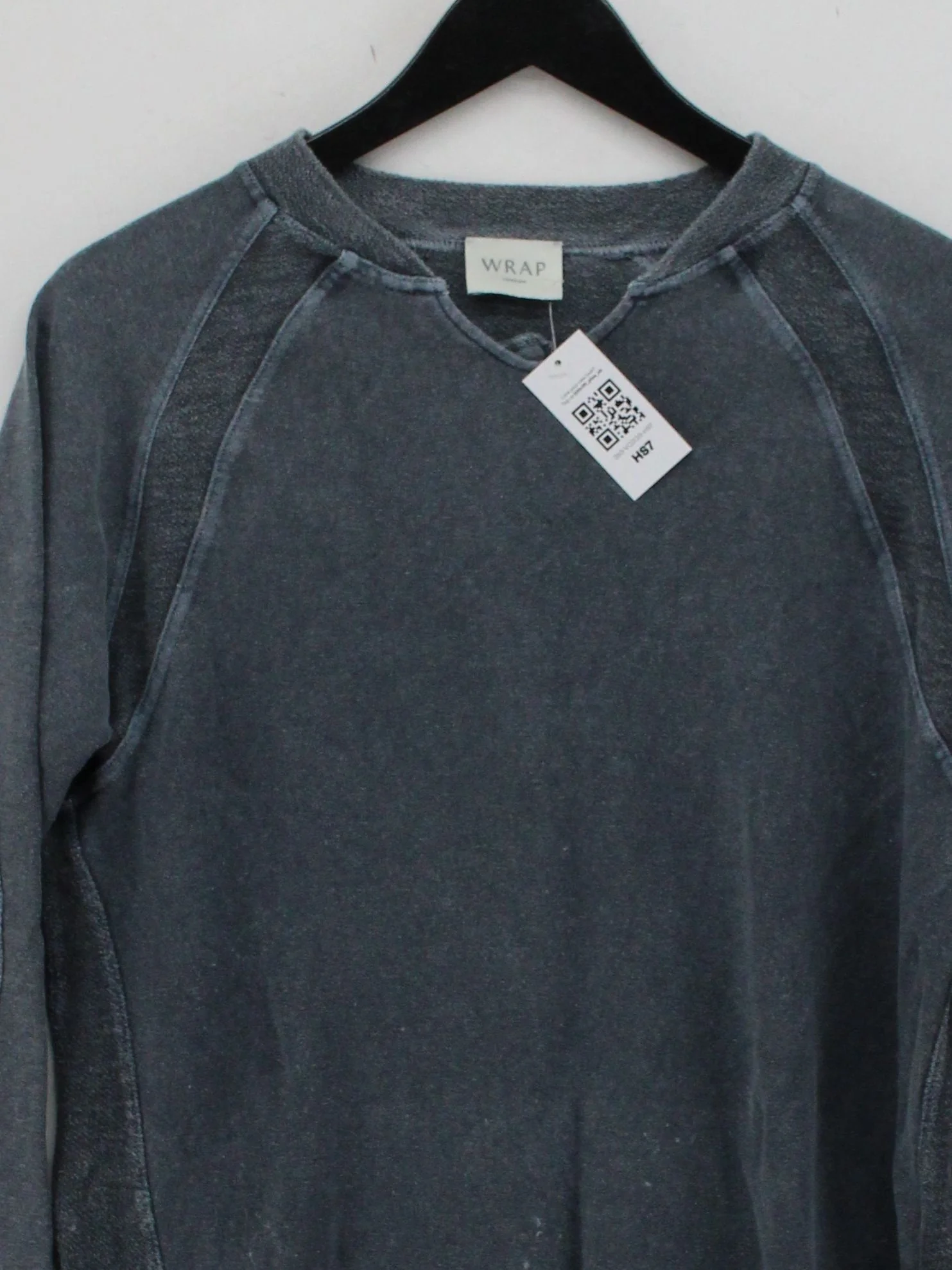 Wrap London Women's Jumper UK 12 Grey Cotton with Other Round Neck Pullover - Image 3