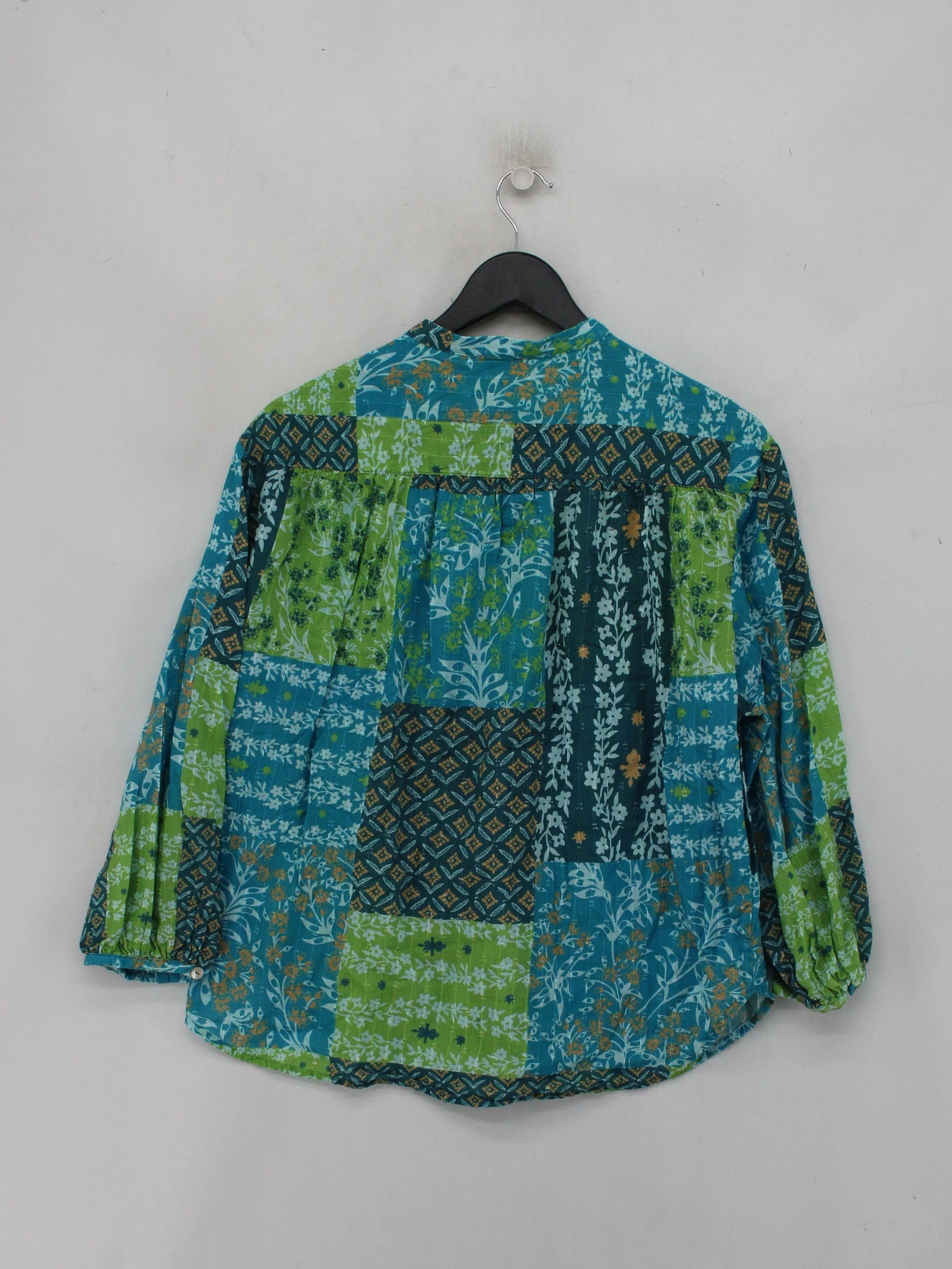 Wrap London Women's Shirt S Multi Floral 100% Other Long Sleeve Collared Basic - Image 2