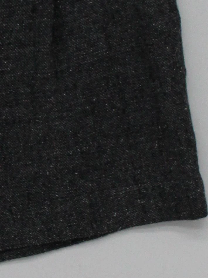 Wrap London Women's Shorts UK 12 Grey Linen with Wool, Silk Mom - Image 4