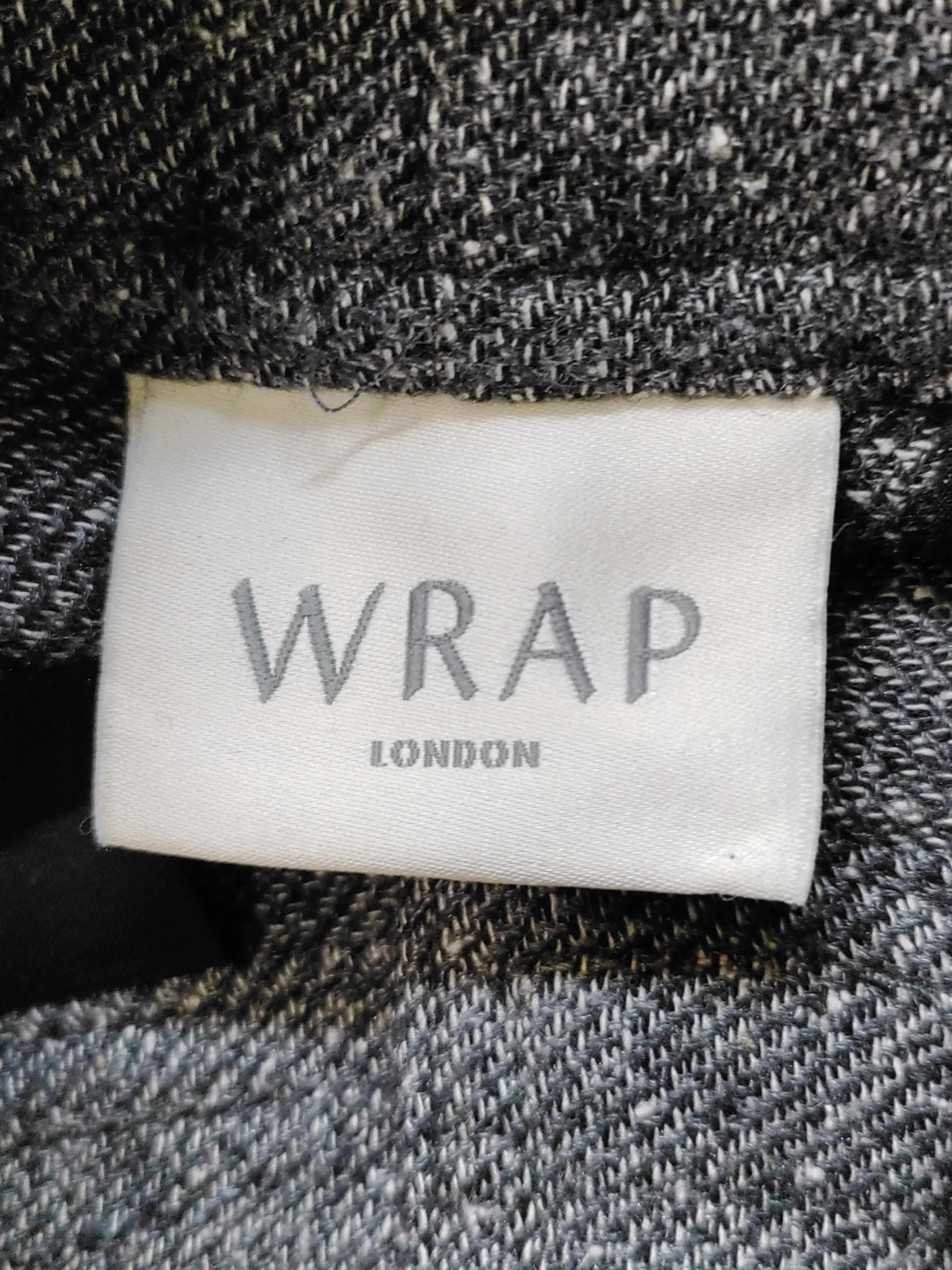 Wrap London Women's Shorts UK 12 Grey Linen with Wool, Silk Mom - Image 5