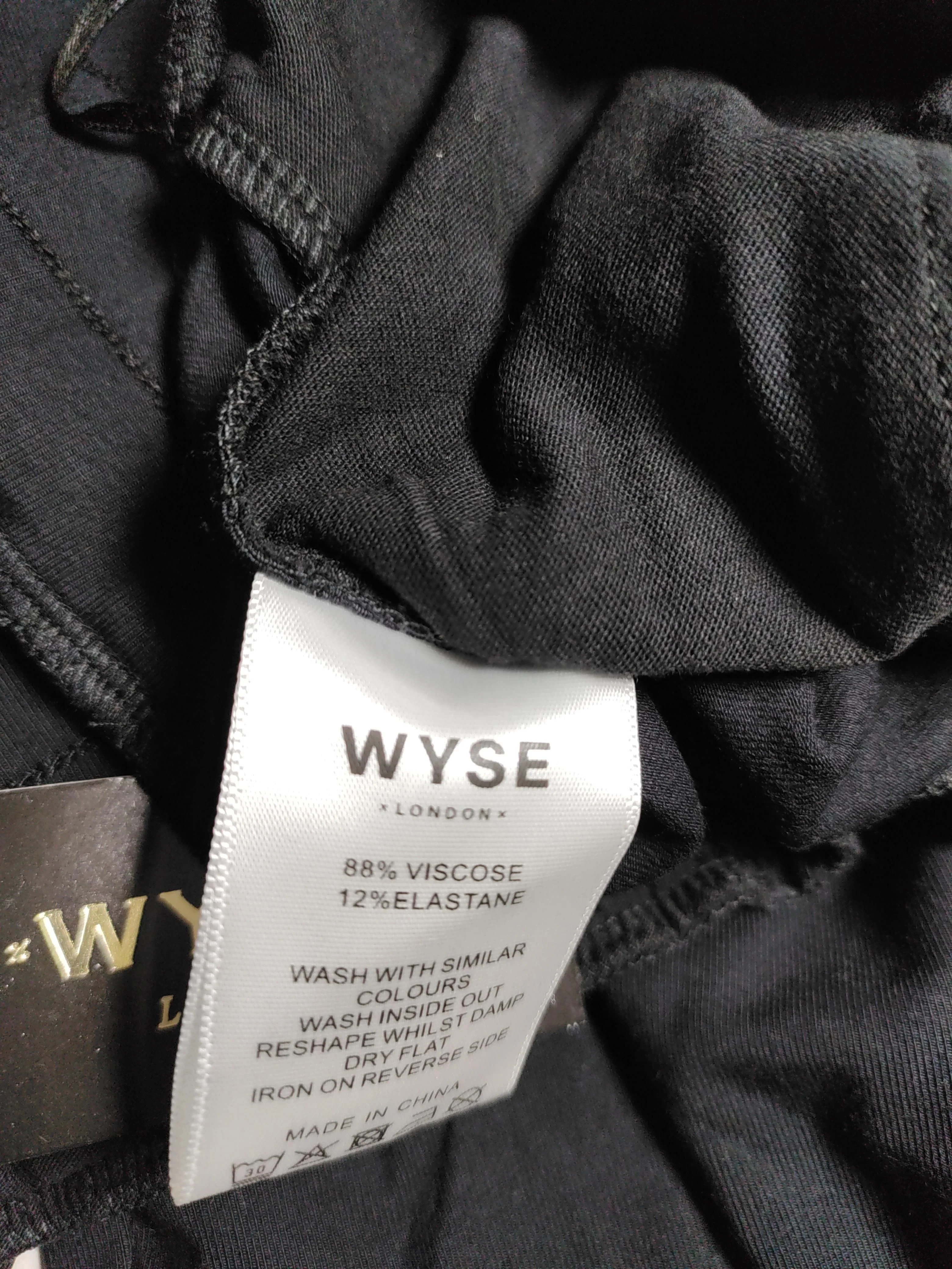 Wyse London Women's Trousers UK 4 Black Viscose New with tags - Image 6