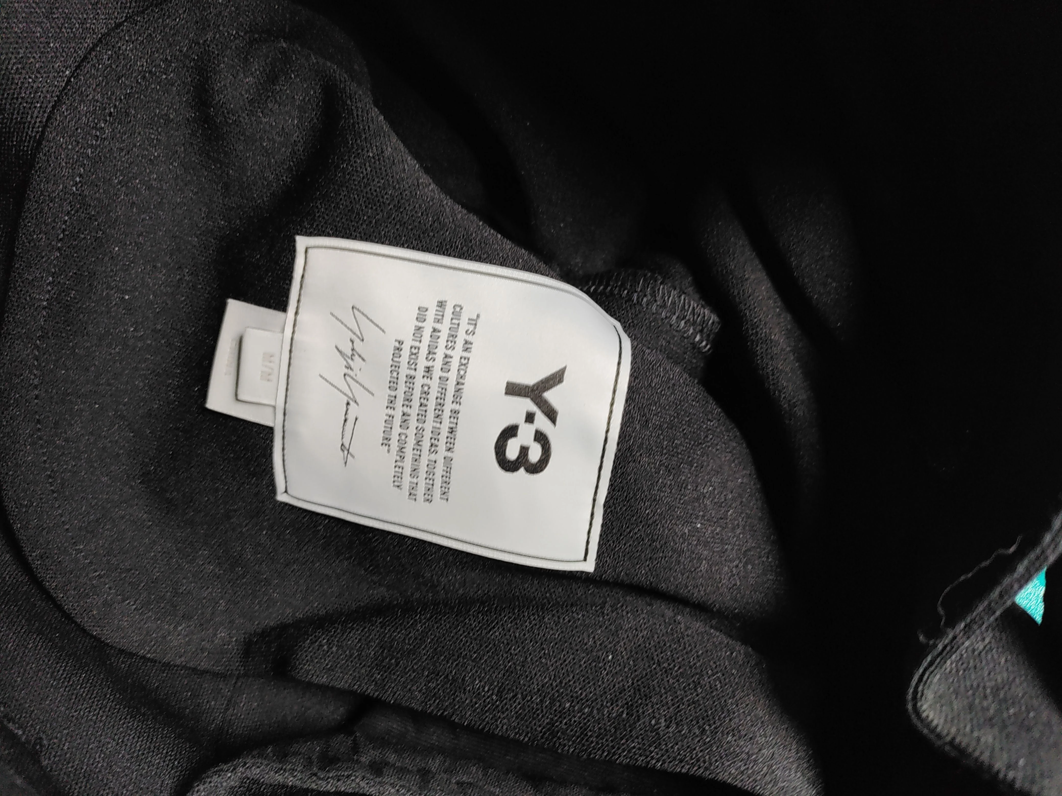 Y-3 Women's Trousers M Black Polyamide with Cotton Wide-Leg Chino - Image 6