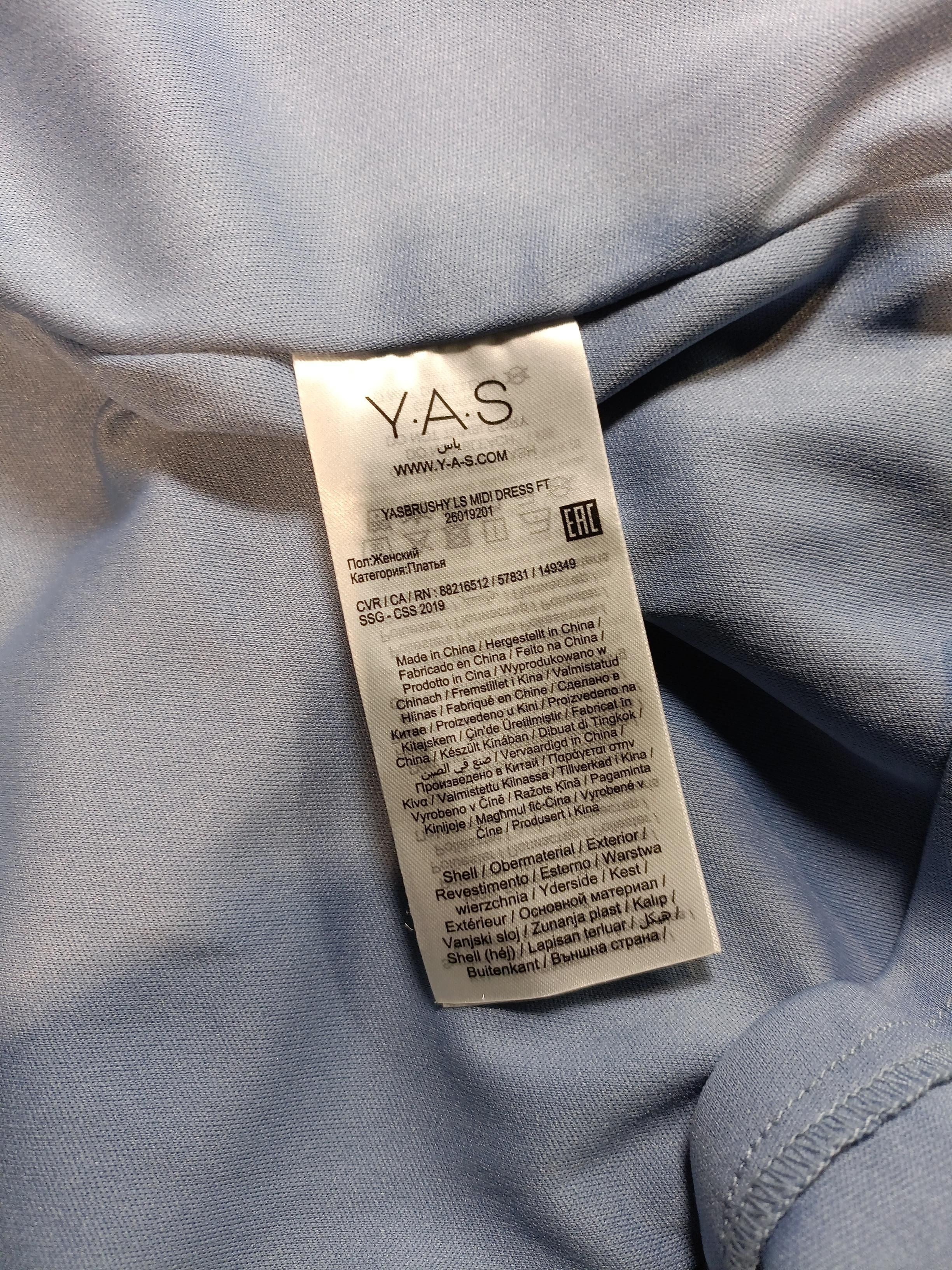 Y.A.S Shirt Midi Dress UK10 in Blue - Image 6