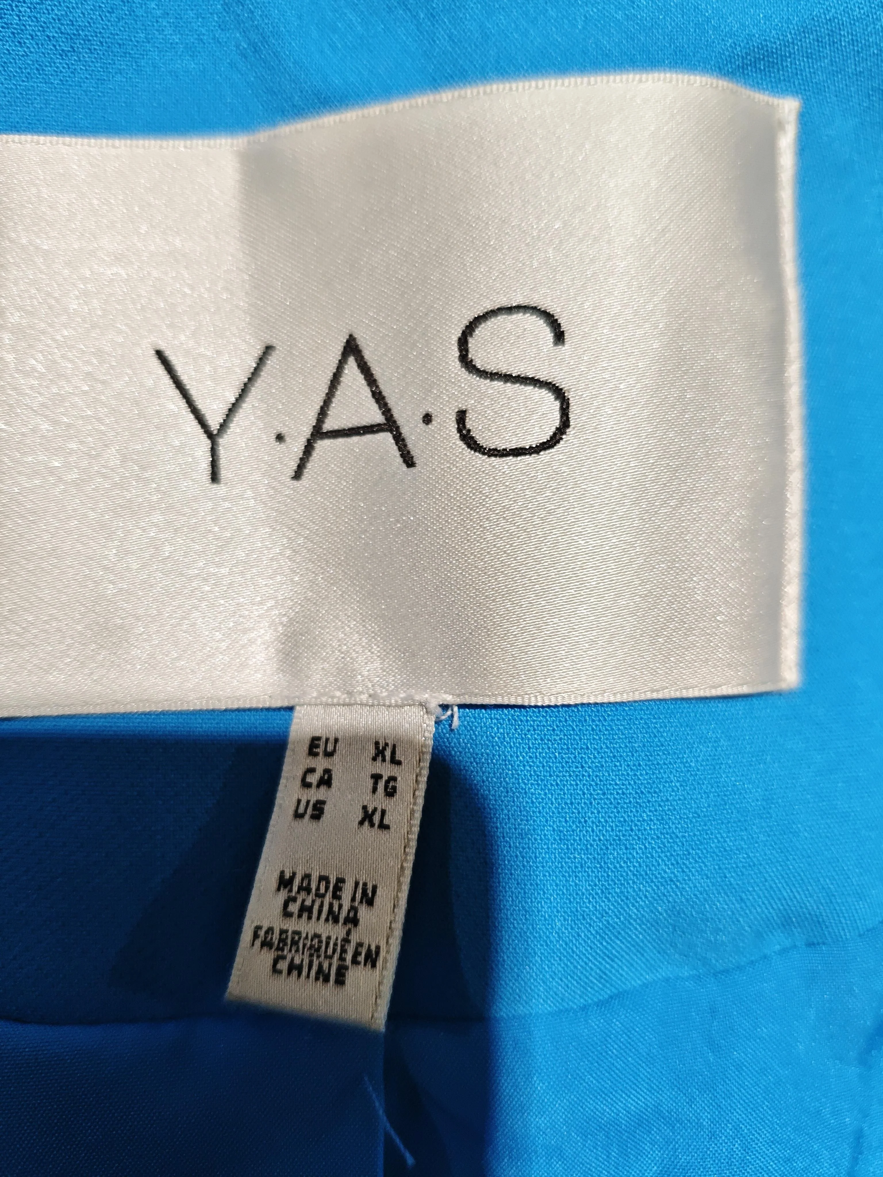 Y.A.S Women's Blazer XL Blue 100% Other Overcoat - Image 5