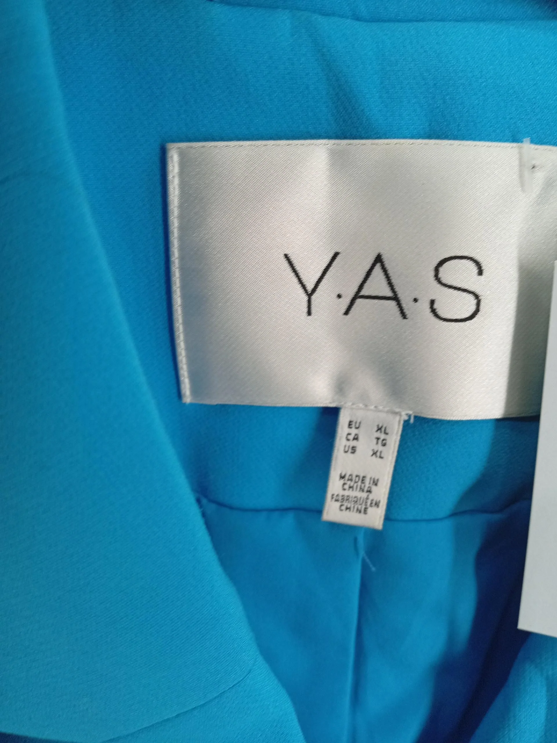 Y.A.S Women's Blazer XL Blue 100% Other Overcoat - Image 6