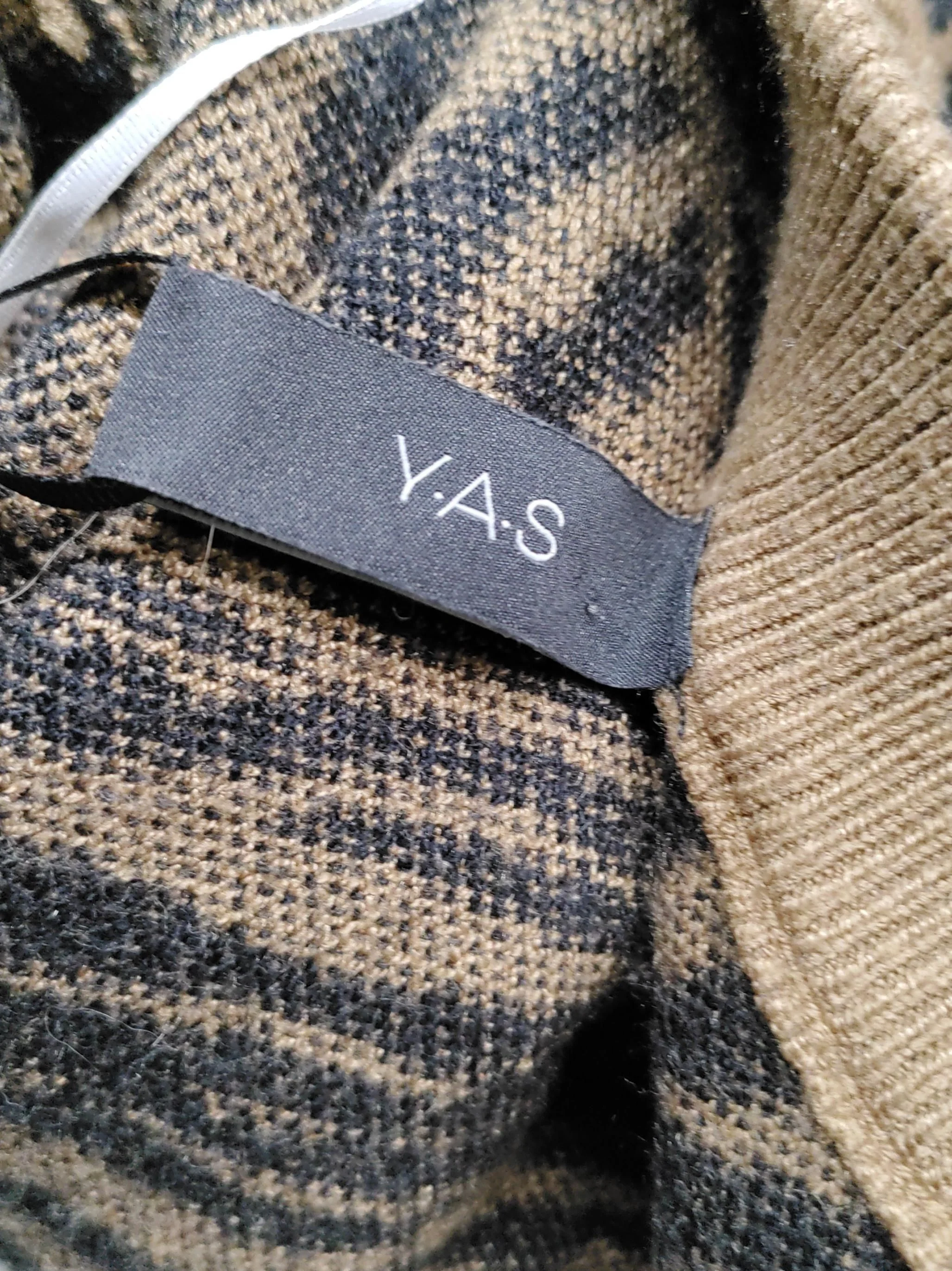 Y.A.S Women's Cardigan M Brown Viscose with Polyester Cardigan - Image 5