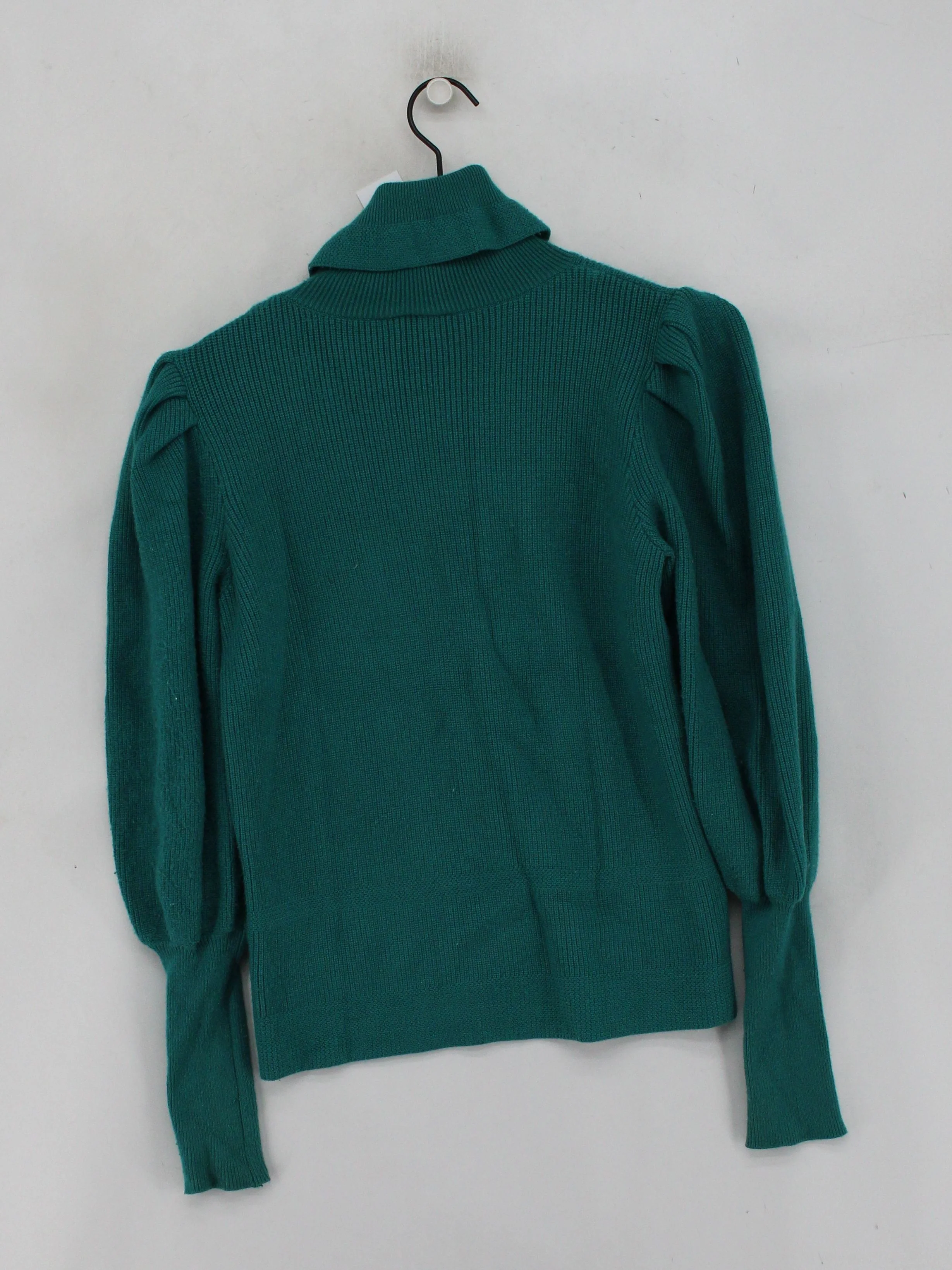 Y.A.S Women's Jumper M Green 100% Viscose Roll Neck Pullover - Image 2