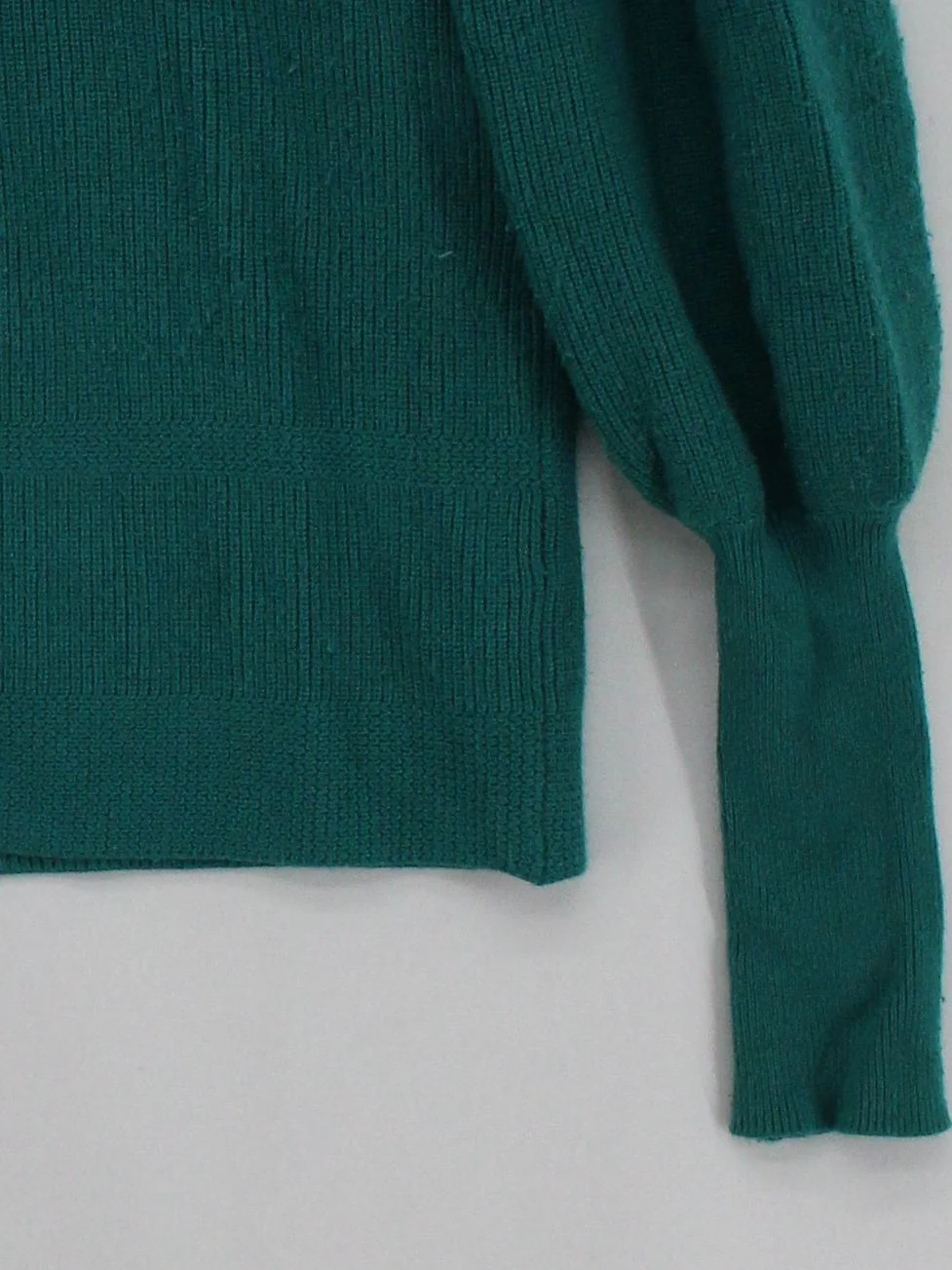 Y.A.S Women's Jumper M Green 100% Viscose Roll Neck Pullover - Image 4