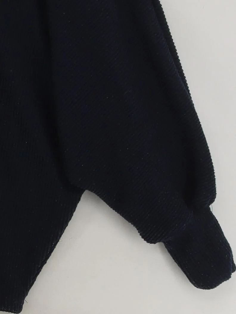 Y.A.S Women's Jumper S Blue Polyester with Viscose, Elastane Round Neck Pullover - Image 4