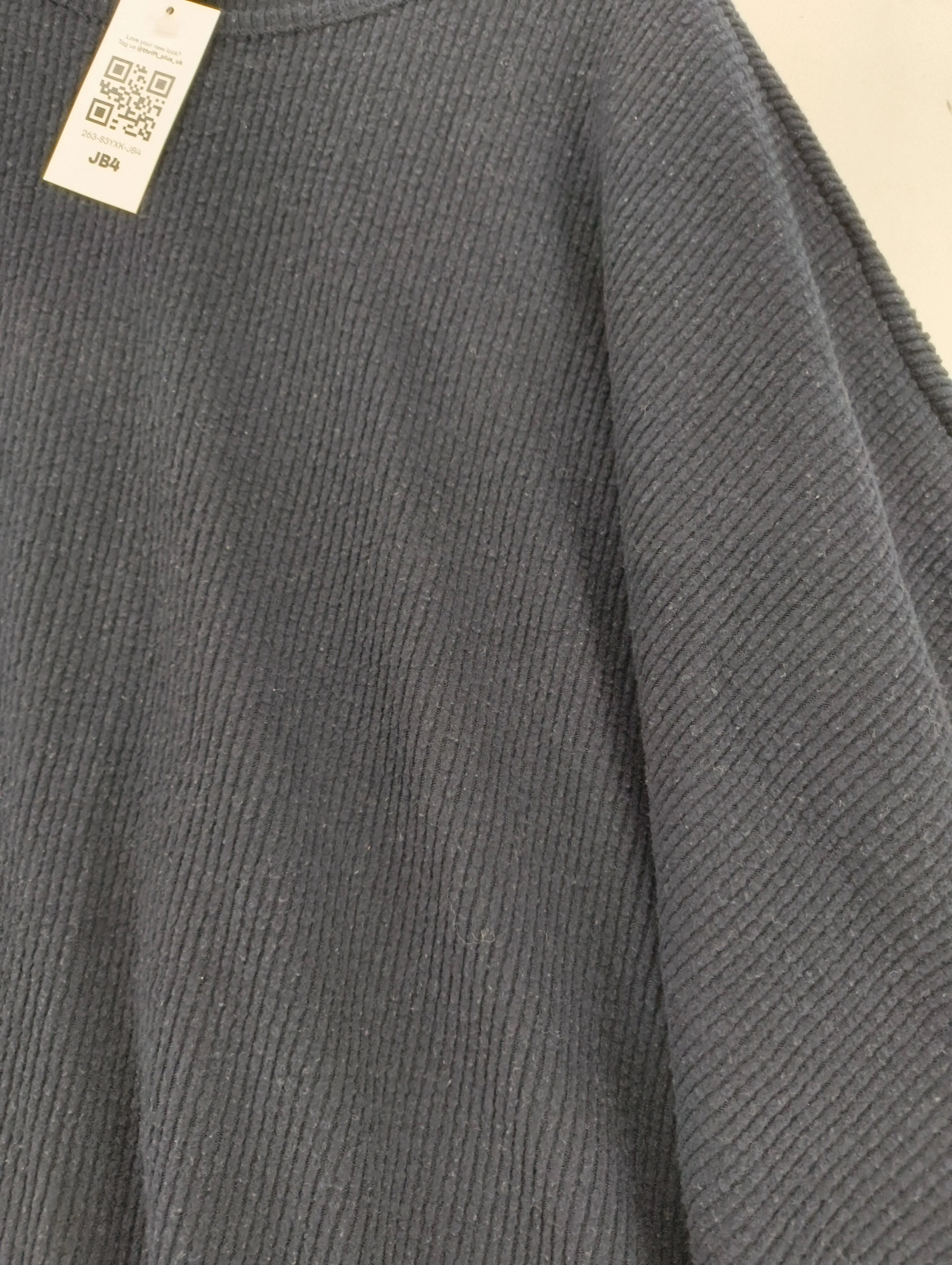Y.A.S Women's Jumper S Blue Polyester with Viscose, Elastane Round Neck Pullover - Image 5