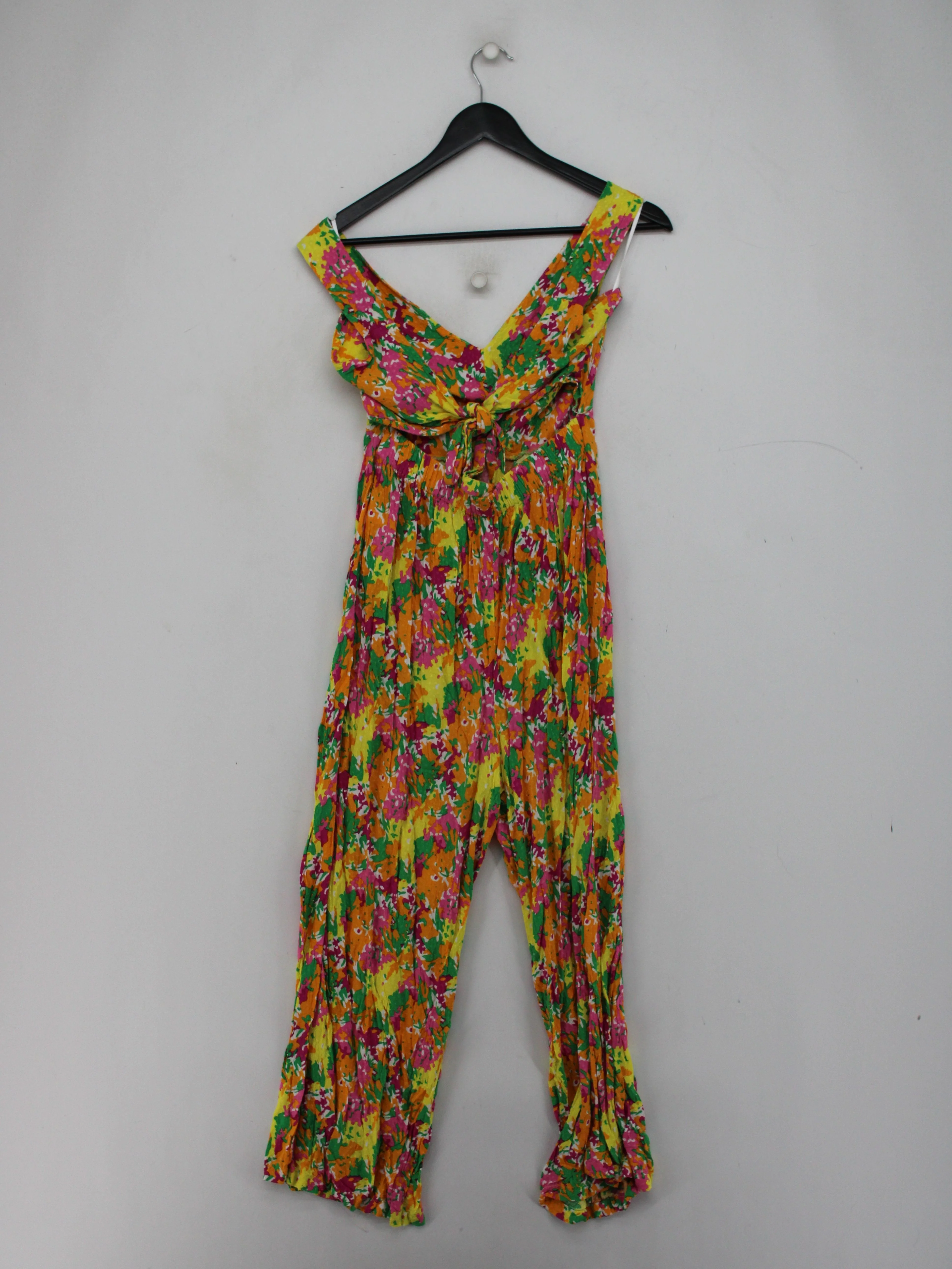 Y.A.S Women's Jumpsuit M Multi Floral 100% Viscose Wide-Leg Jumpsuit - Image 2