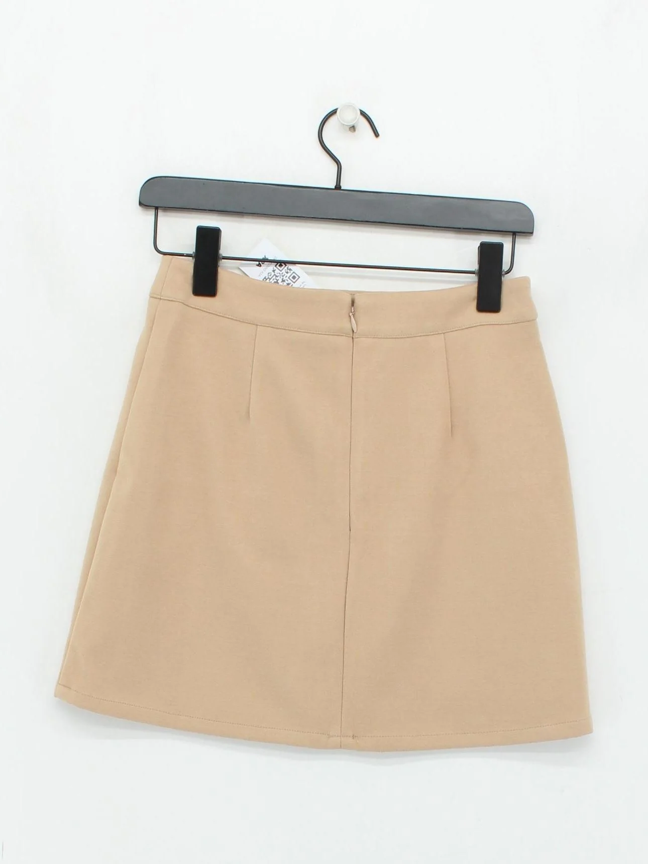 Y.A.S Women's Mini Skirt UK 8 Tan 100% Polyester Short Mini - Image 2