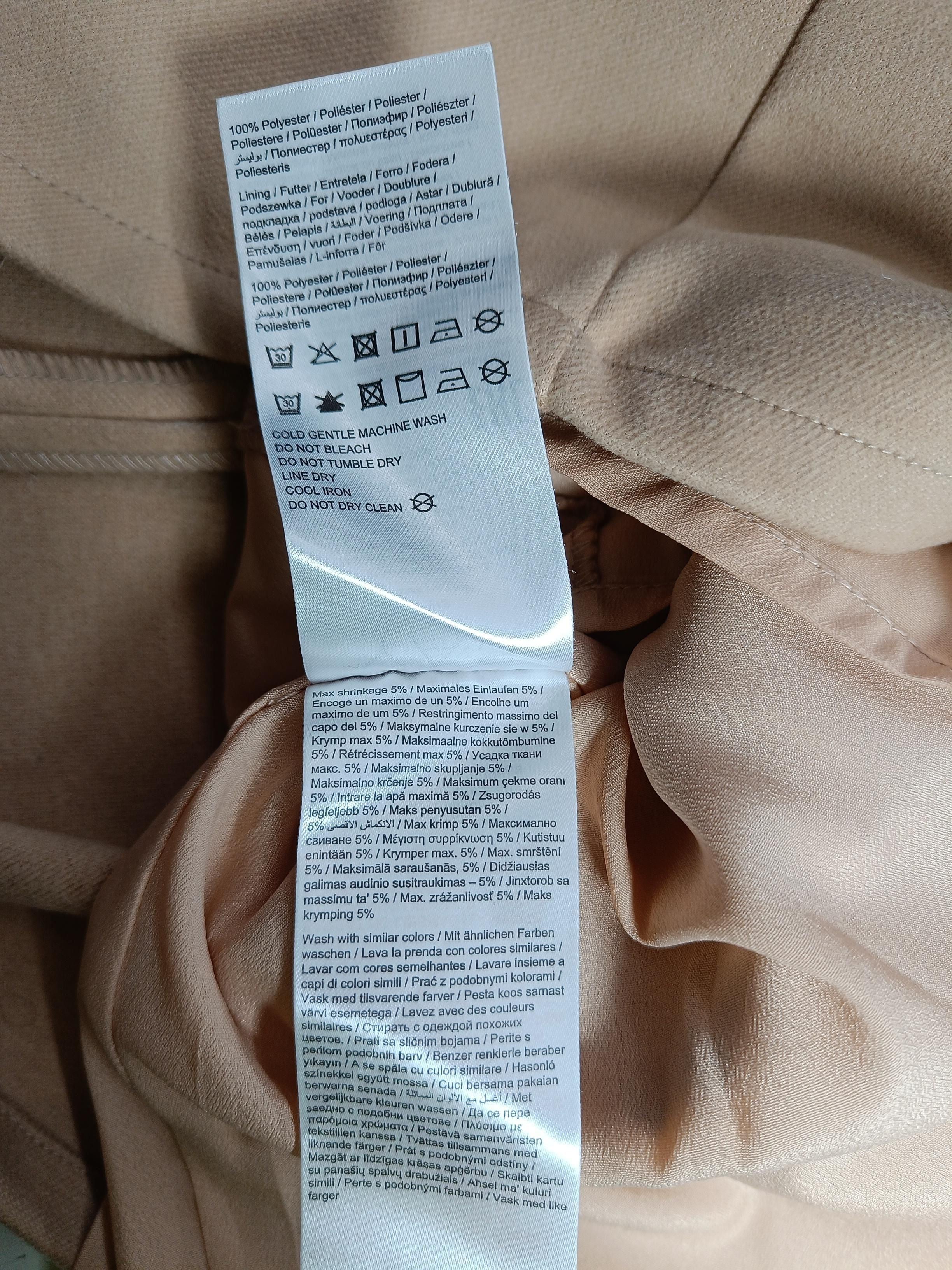 Y.A.S Women's Mini Skirt UK 8 Tan 100% Polyester Short Mini - Image 6