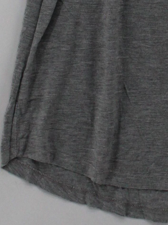 Y.A.S Women's T-Shirt XL Grey 100% Viscose Sleeveless Round Neck Basic - Image 4