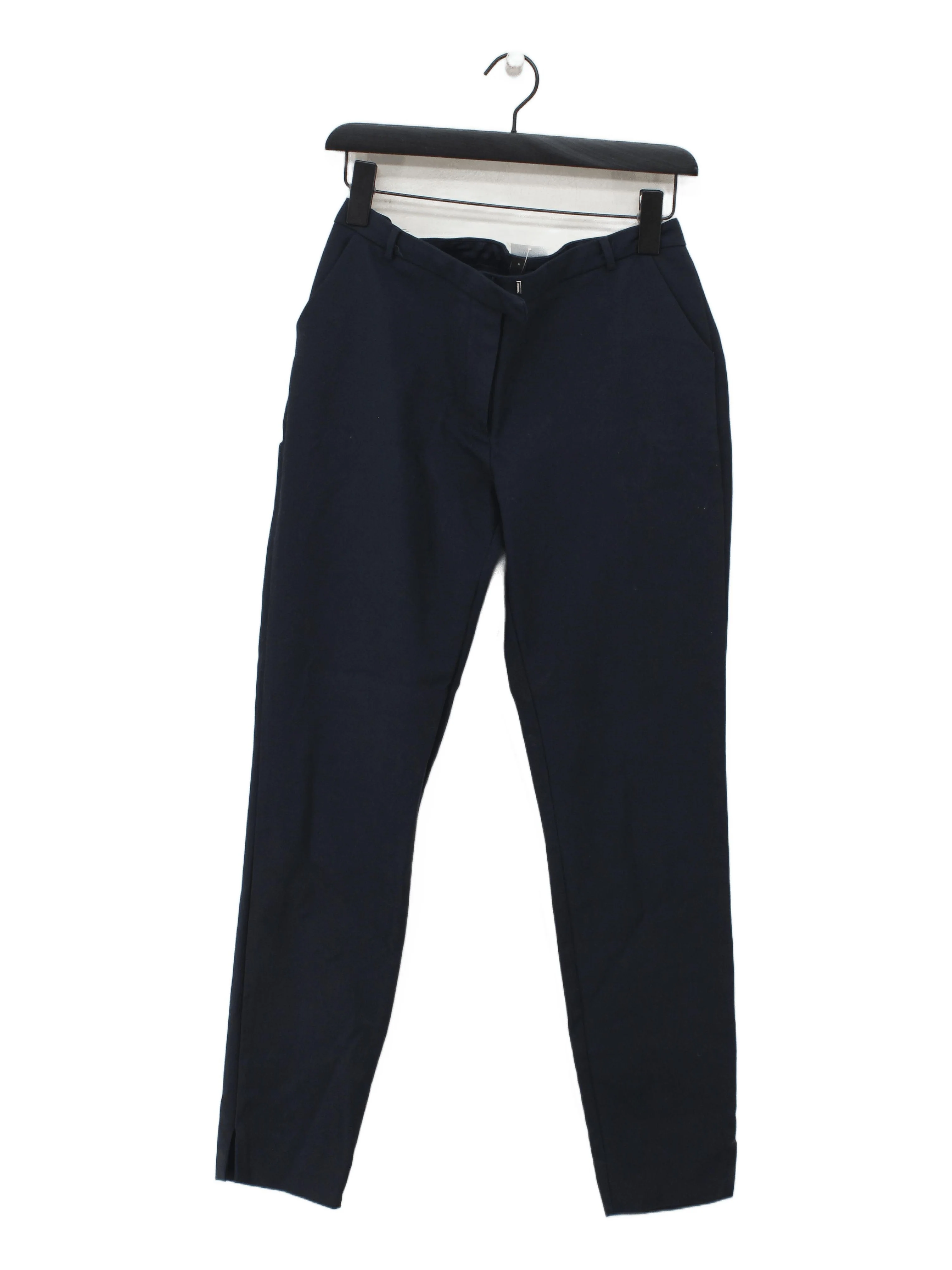 Y.A.S Women's Trousers M Blue 100% Other Tapered Cropped