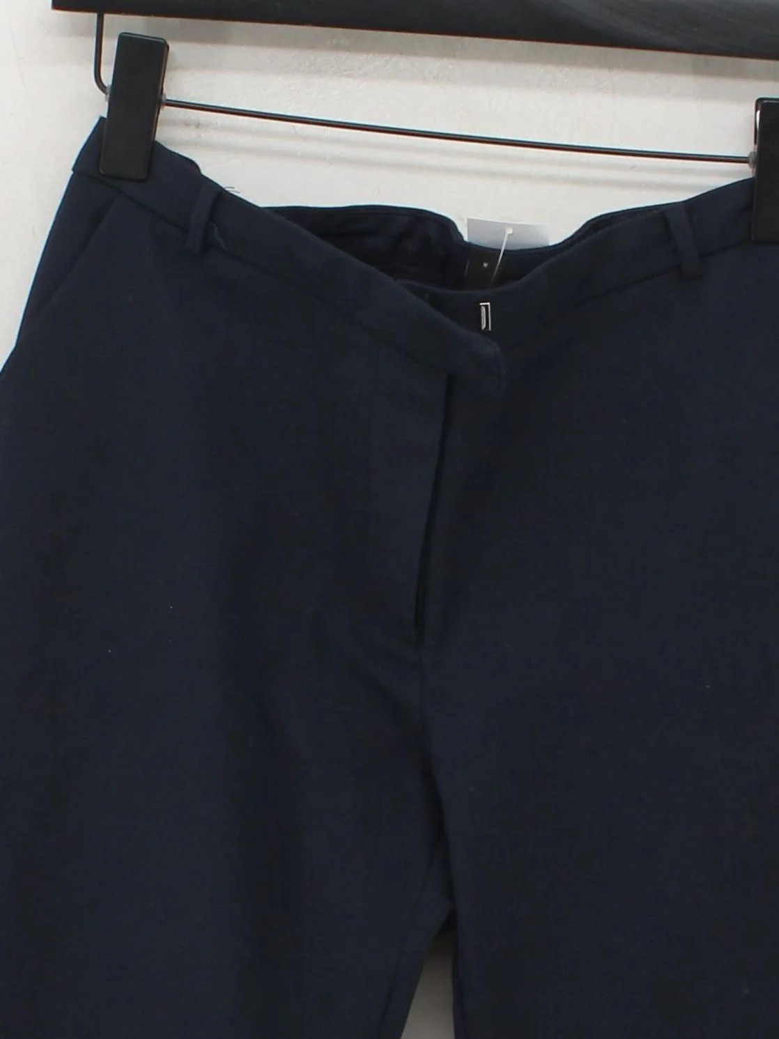Y.A.S Women's Trousers M Blue 100% Other Tapered Cropped - Image 3