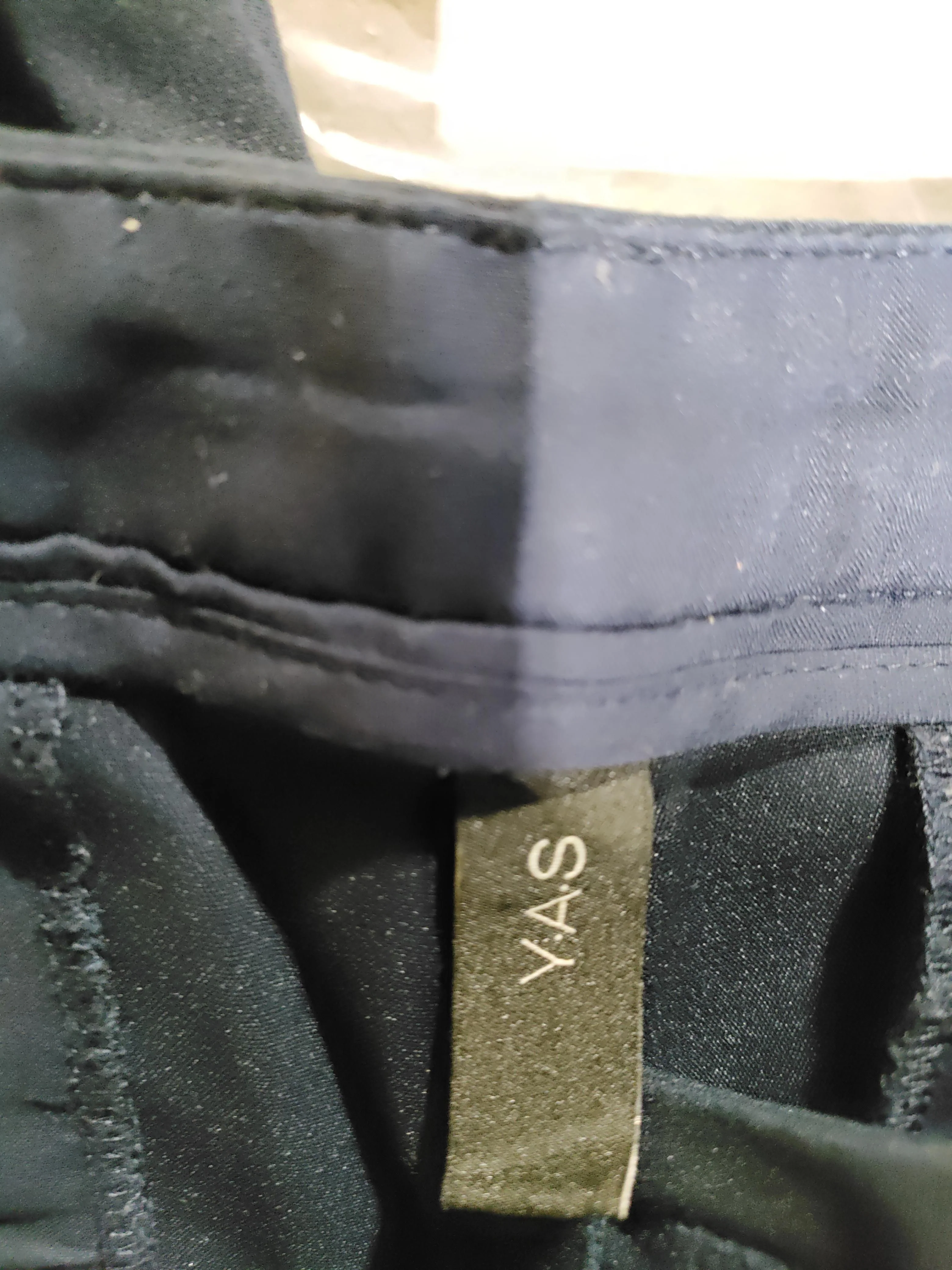 Y.A.S Women's Trousers M Blue 100% Other Tapered Cropped - Image 5