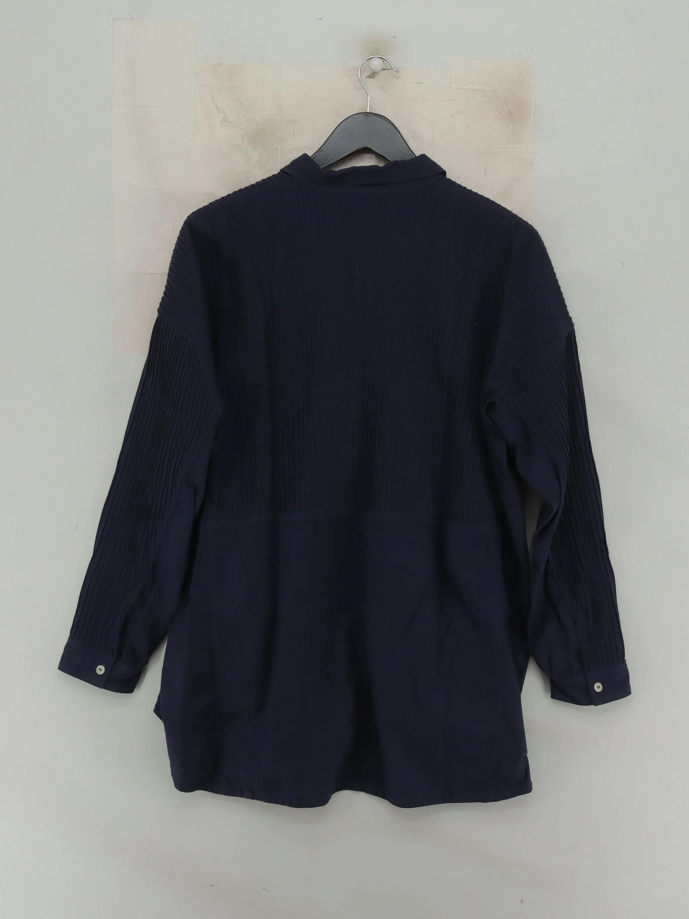 Yacco Maricard Women's Shirt UK 6 Blue 100% Other Long Sleeve Collared Basic - Image 2