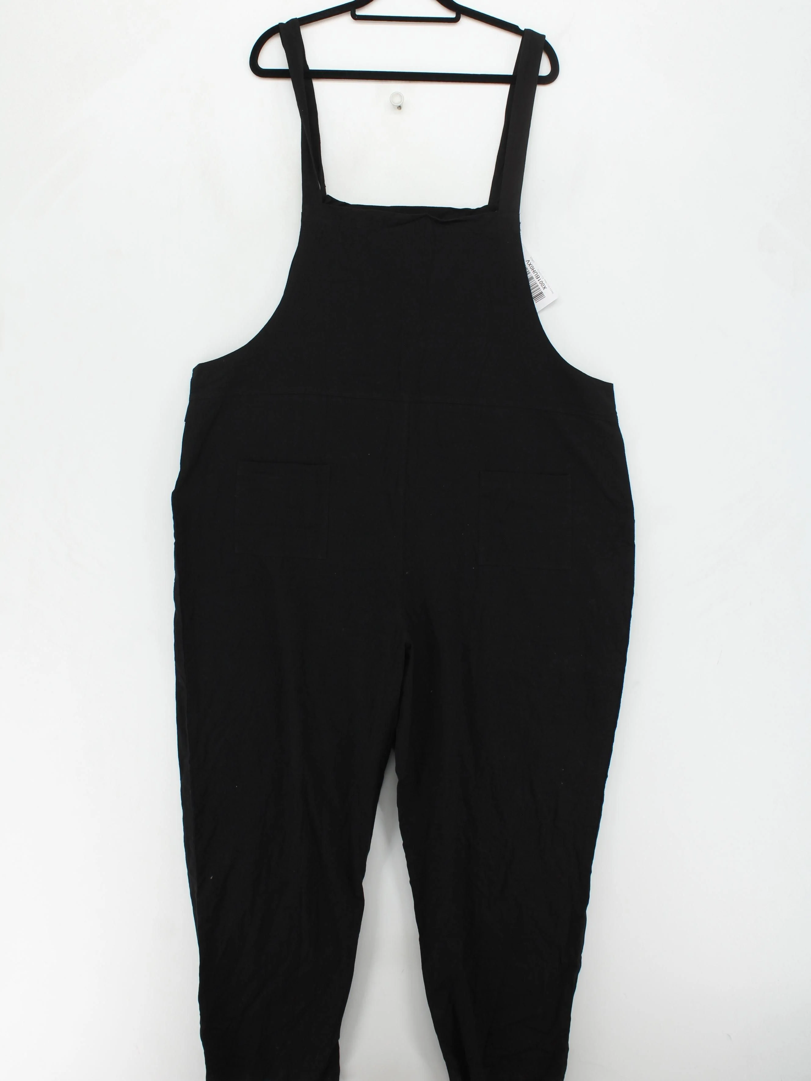 Yes Or No Women's Jumpsuit XXXL Black 100% Cotton Straight Jumpsuit - Image 2