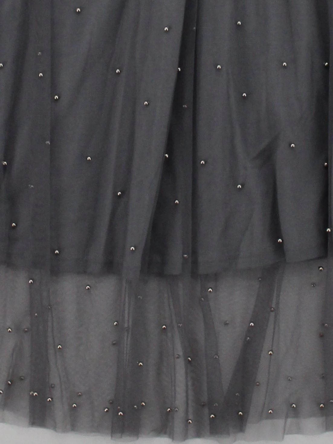 YFL Reserved Women's Midi Skirt S Grey Polyester with Cotton Midi Pleated - Image 4