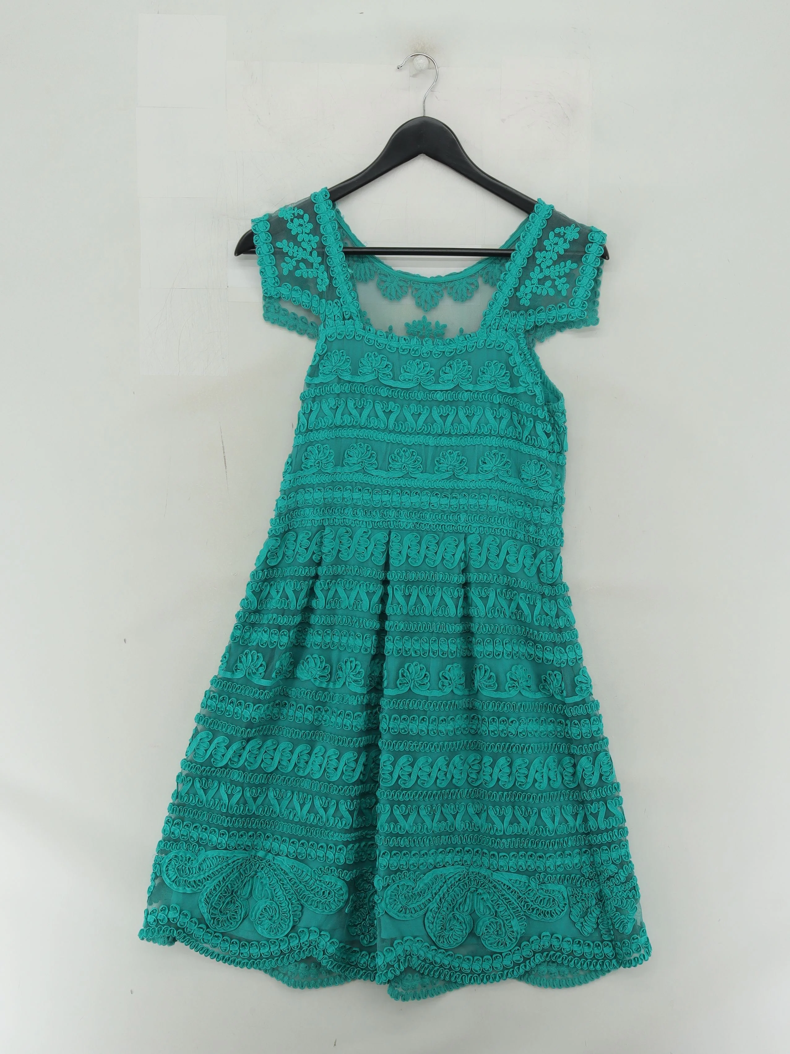 Yoana Baraschi A-Line Mini Dress in Green - Image 2