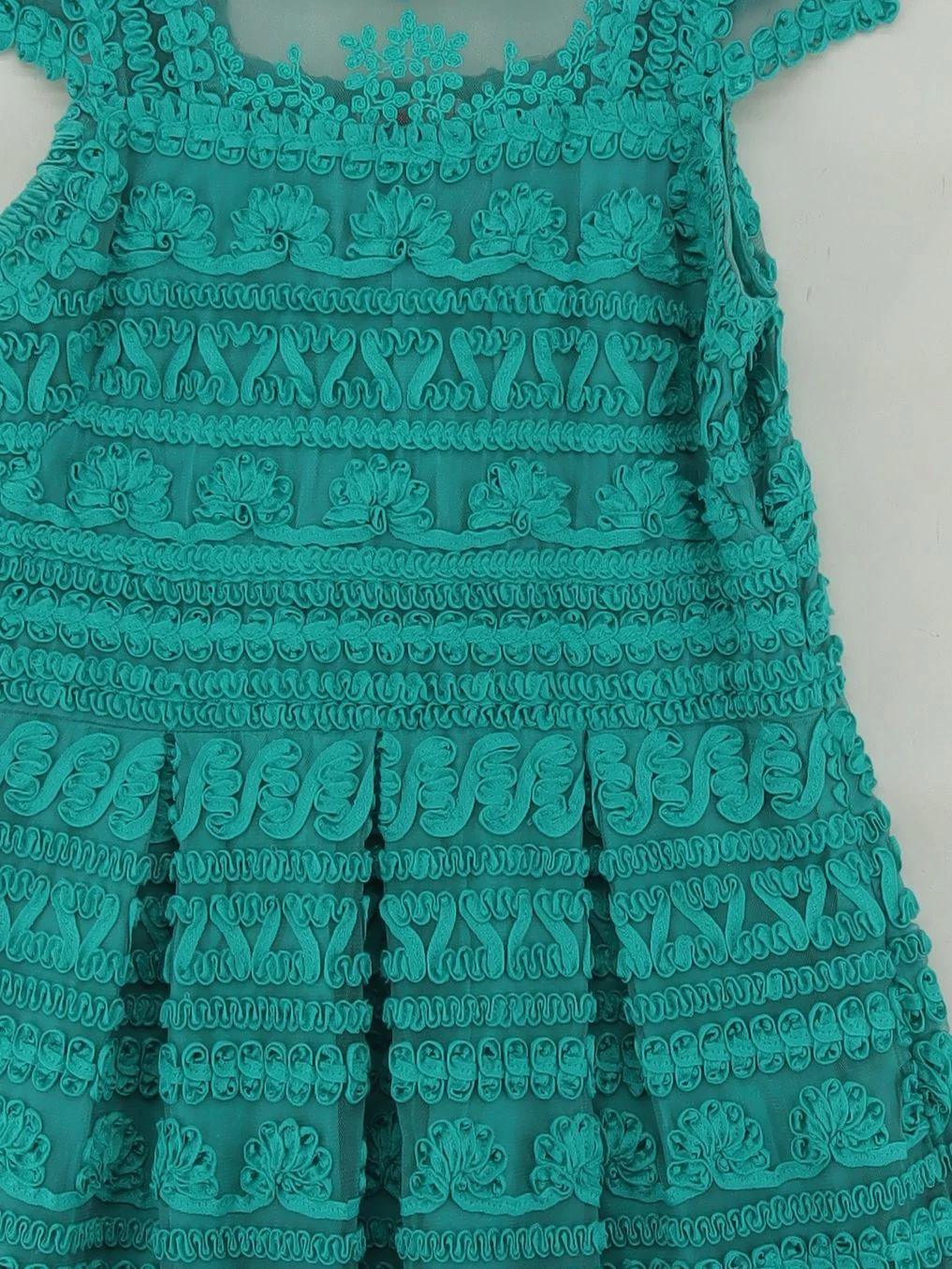 Yoana Baraschi A-Line Mini Dress in Green - Image 3