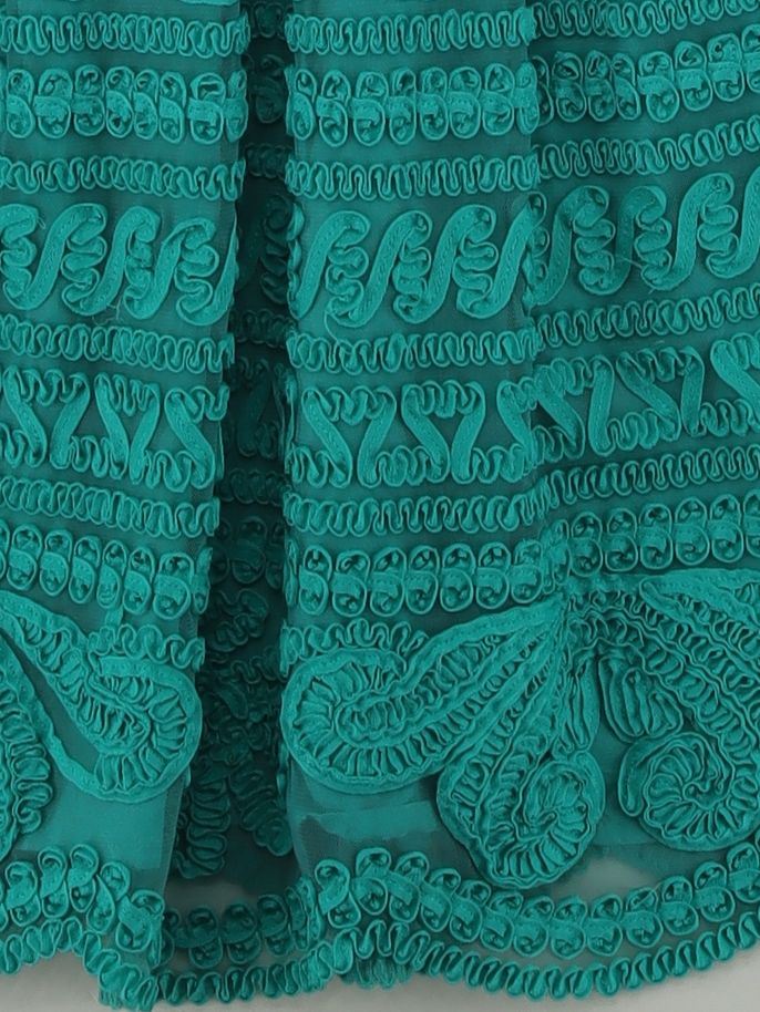 Yoana Baraschi A-Line Mini Dress in Green - Image 4