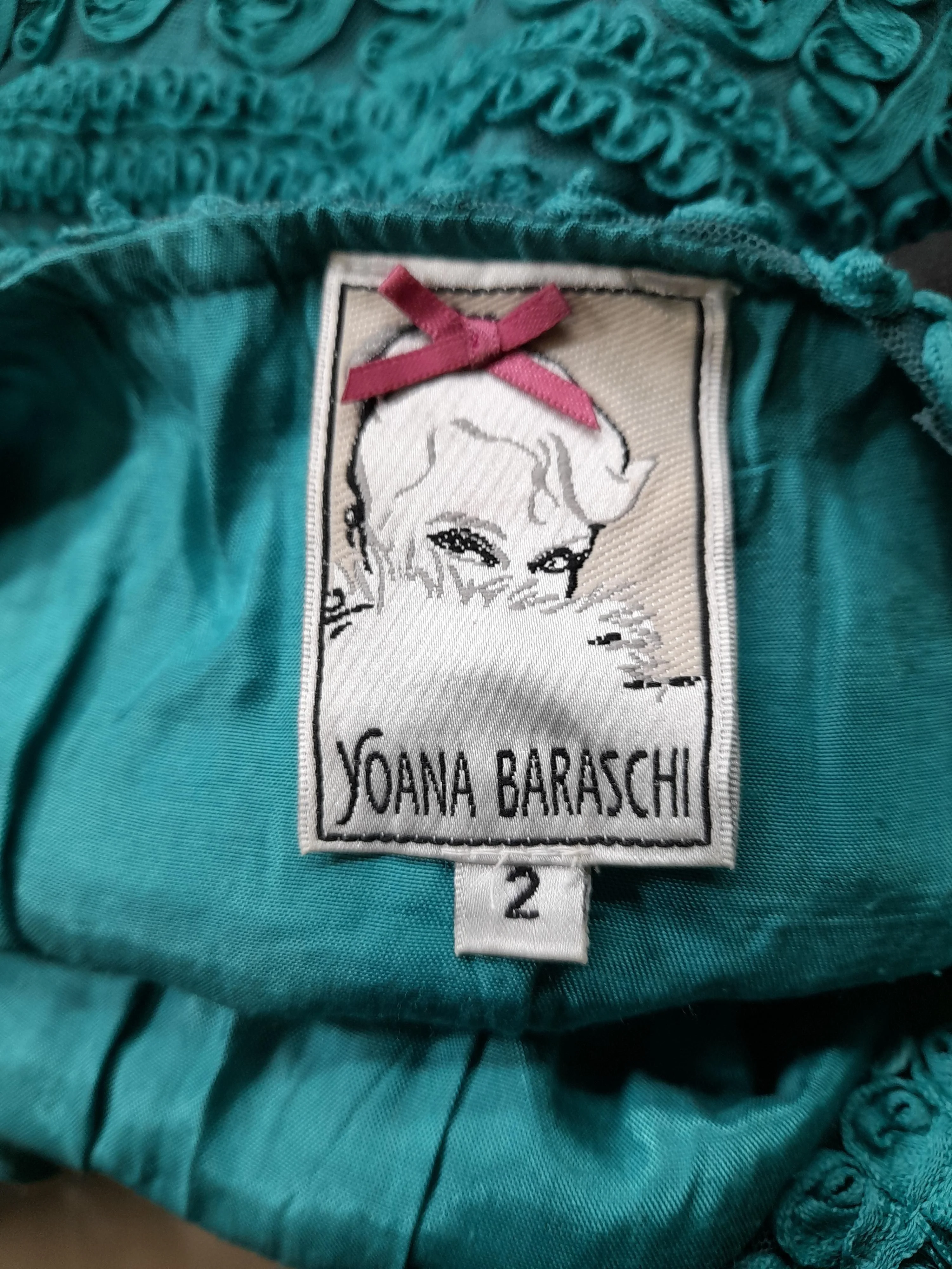 Yoana Baraschi A-Line Mini Dress in Green - Image 5