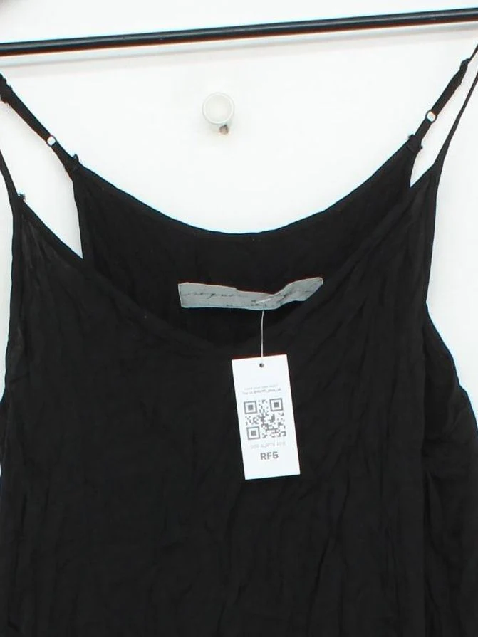 Yohji Yamamoto Slip Midi Dress M in Black - Image 3