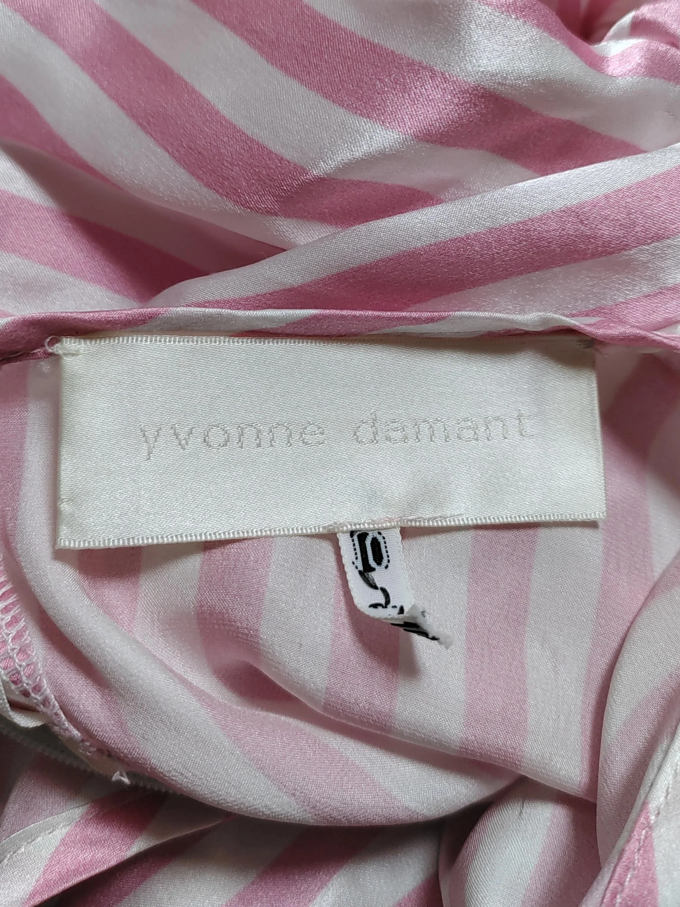 Yvonne Damant Women's Top UK 10 Pink 100% Polyester Basic - Image 5