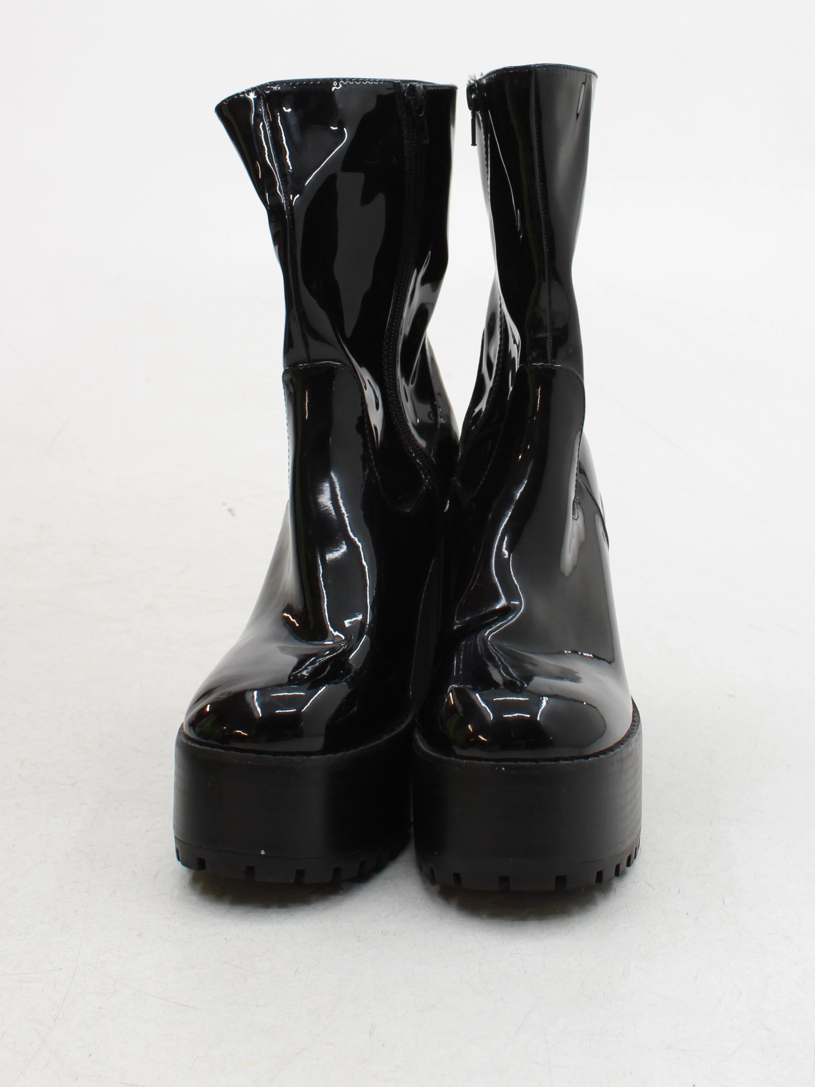 Z_code_Z Women's Boots UK 5 Black 100% Faux Leather Platform - Image 2