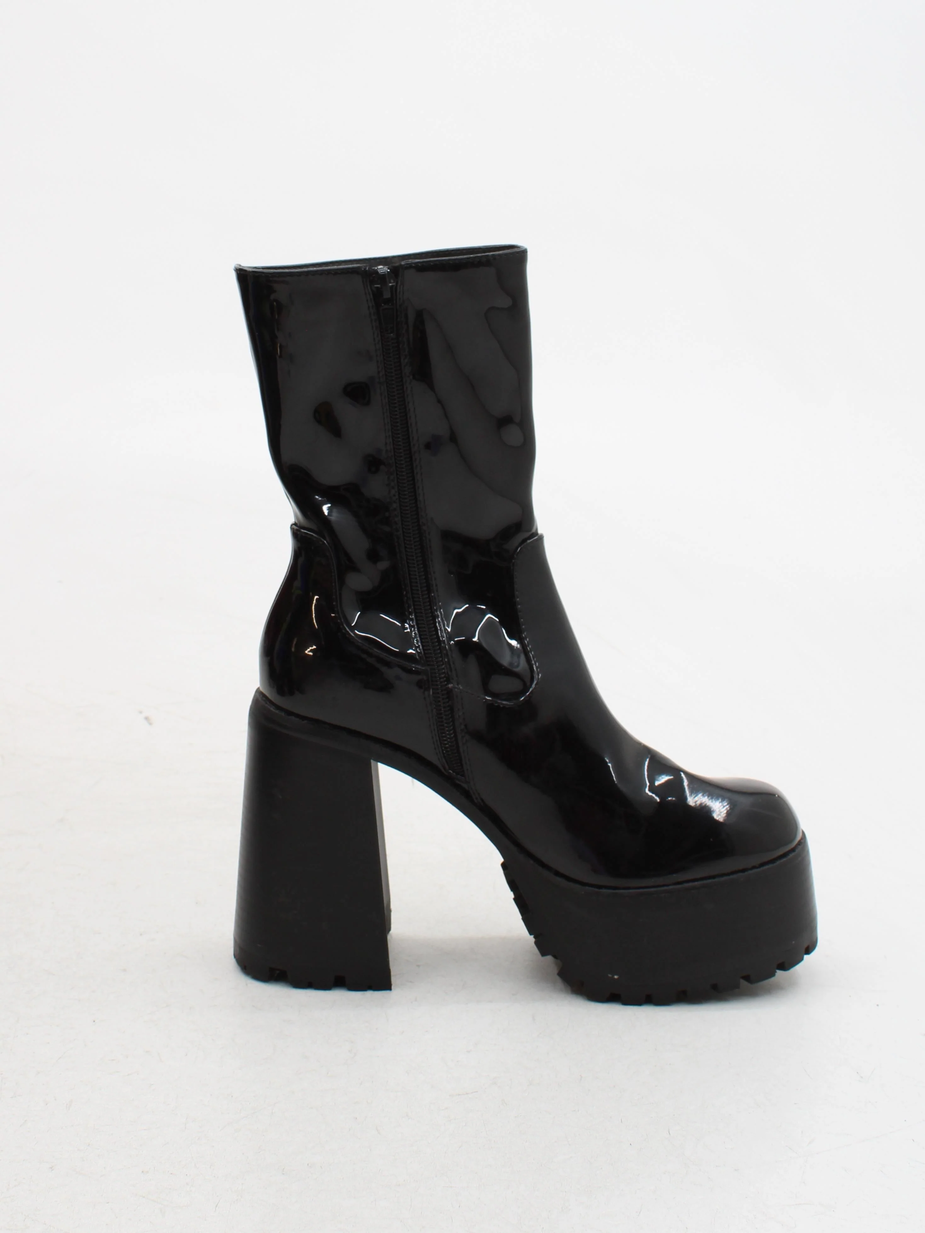 Z_code_Z Women's Boots UK 5 Black 100% Faux Leather Platform - Image 5